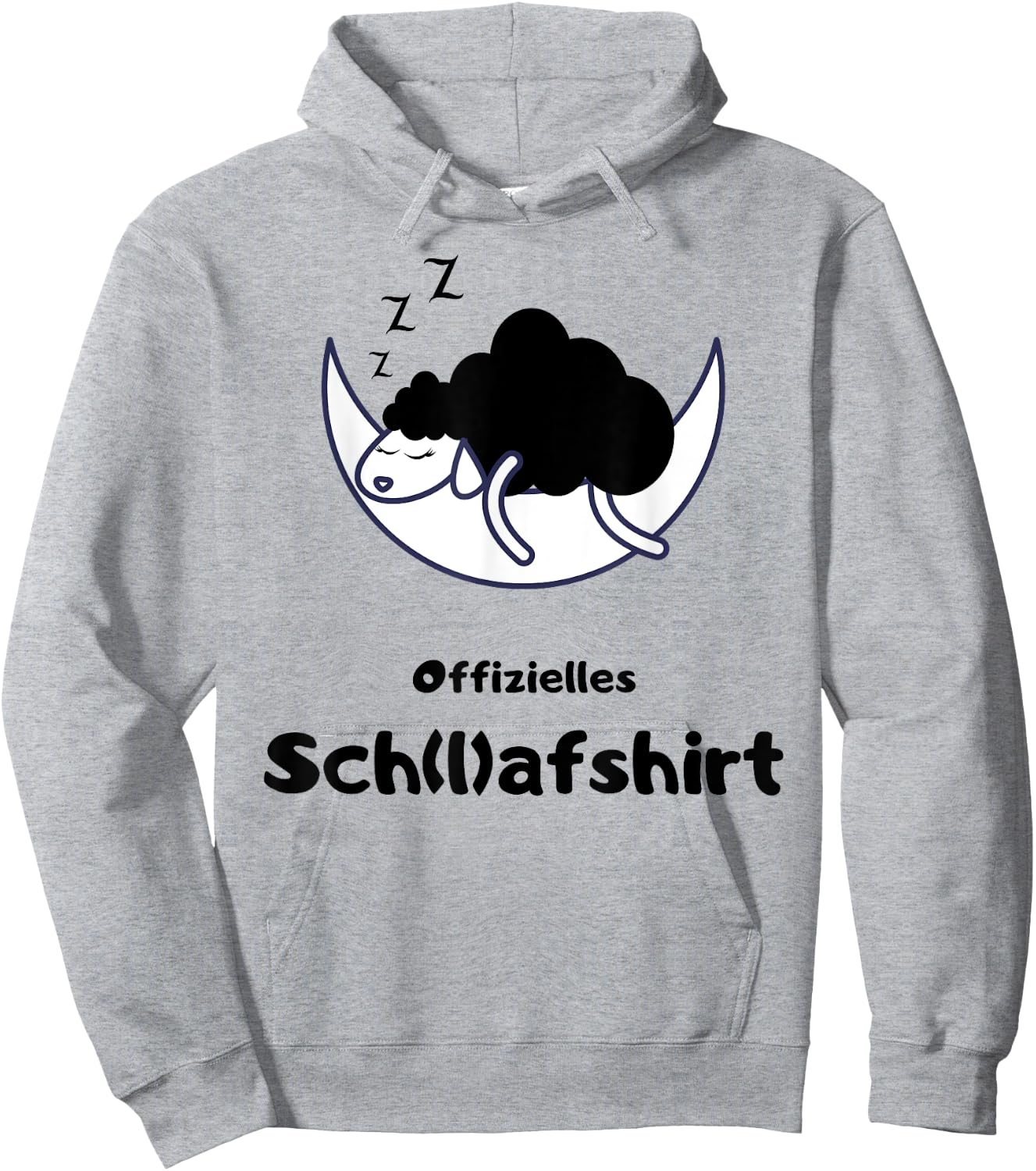 Sleep Shirt Sleep Shirt Nightdress Pyjamas Hoodie - Hoodie | Ash