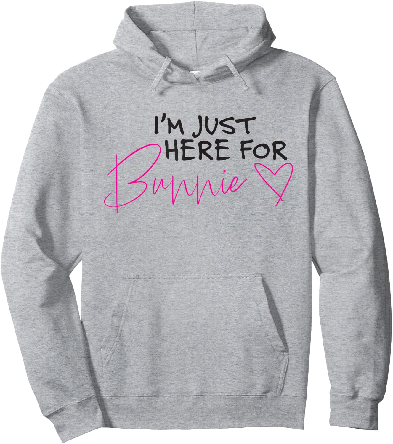 I'm only here for Bunnie Hoodie - Hoodie | Ash