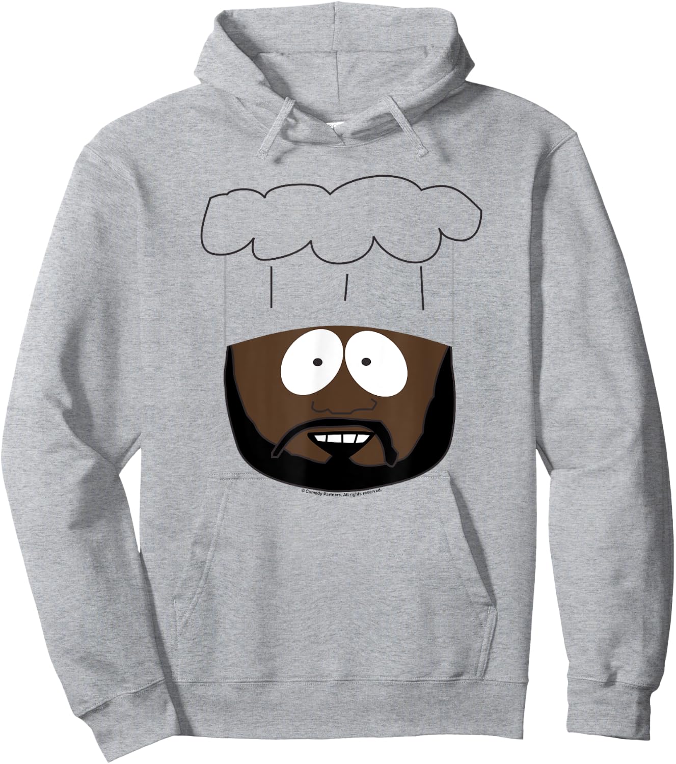 South Park Chef Smile Face Halloween Hoodie - Hoodie | Ash