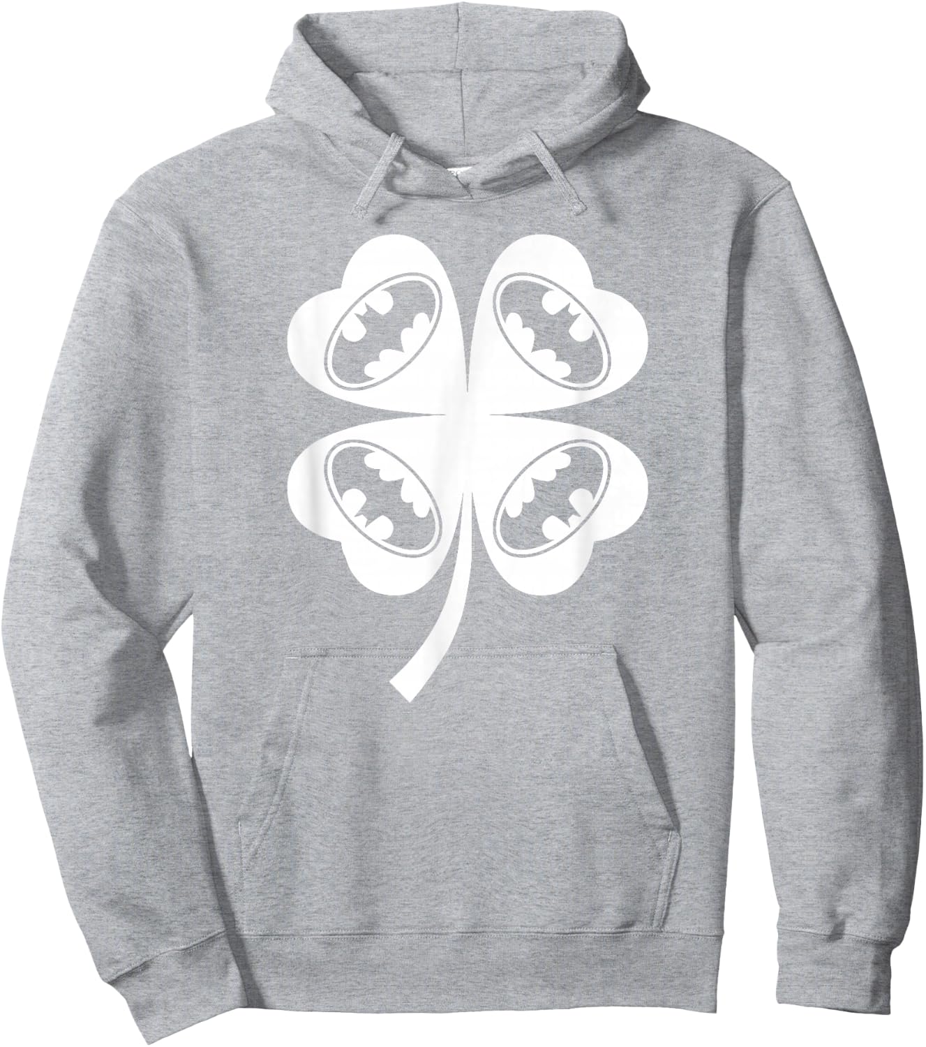 Batman Bat Clover St. Patrick's Day Hoodie - Hoodie | Ash