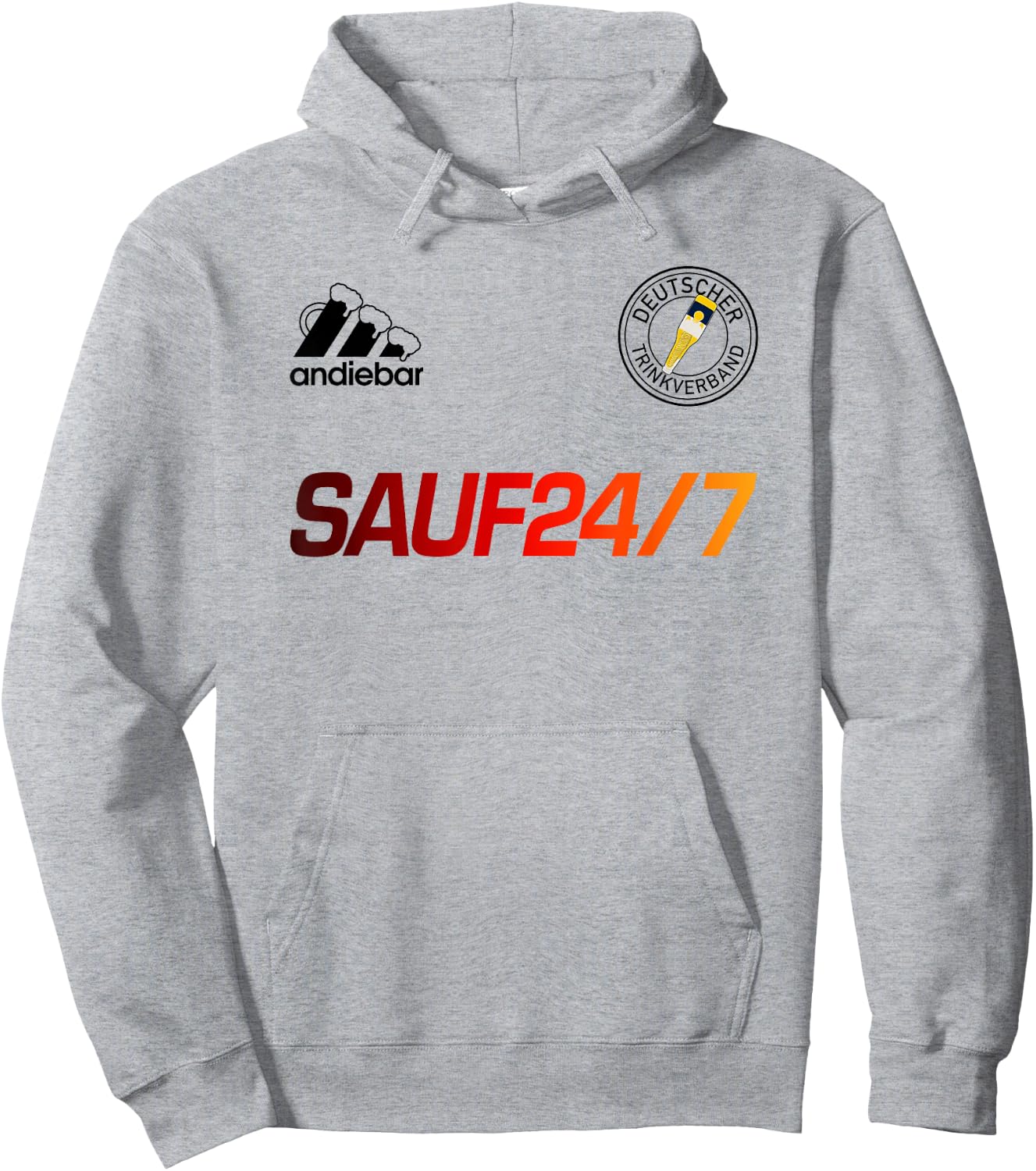 SAUF 24/7 – X Malle Jersey Germany Beer , White Hoodie - Hoodie | Ash