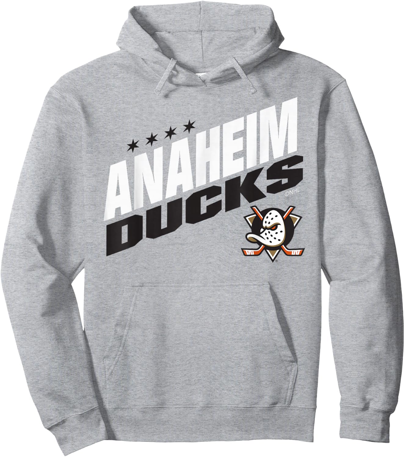Anaheim Ducks Fuel Orange Officially Licensed Hoodie - Hoodie | Ash