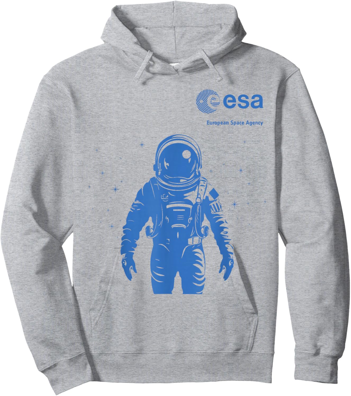 ESA European Space Agency Astronaut , White Hoodie - Hoodie | Ash