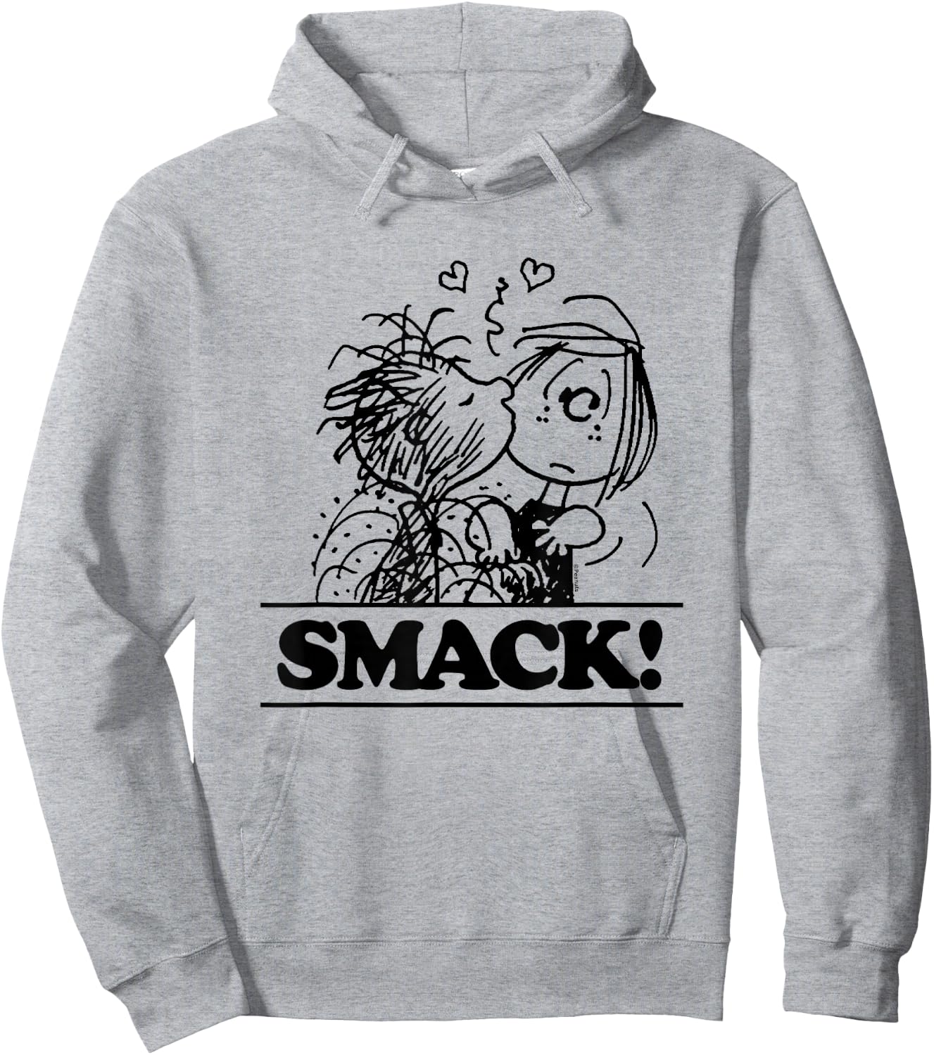 Erdnüsse - Pigpen Peppermint Patty Smack Hoodie - Hoodie | Ash