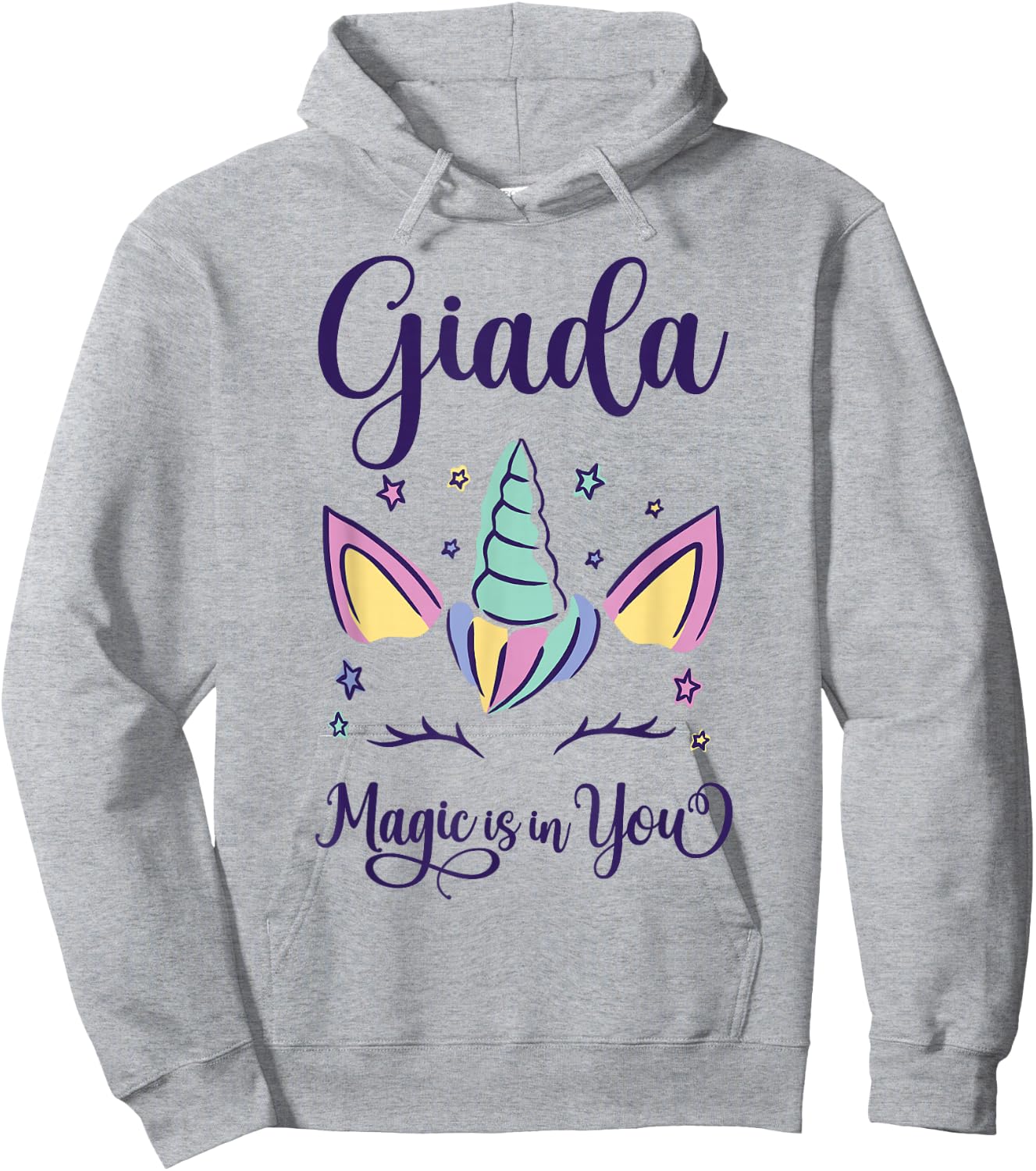 First Name Giada Personalized Giada Hoodie - Hoodie | Ash