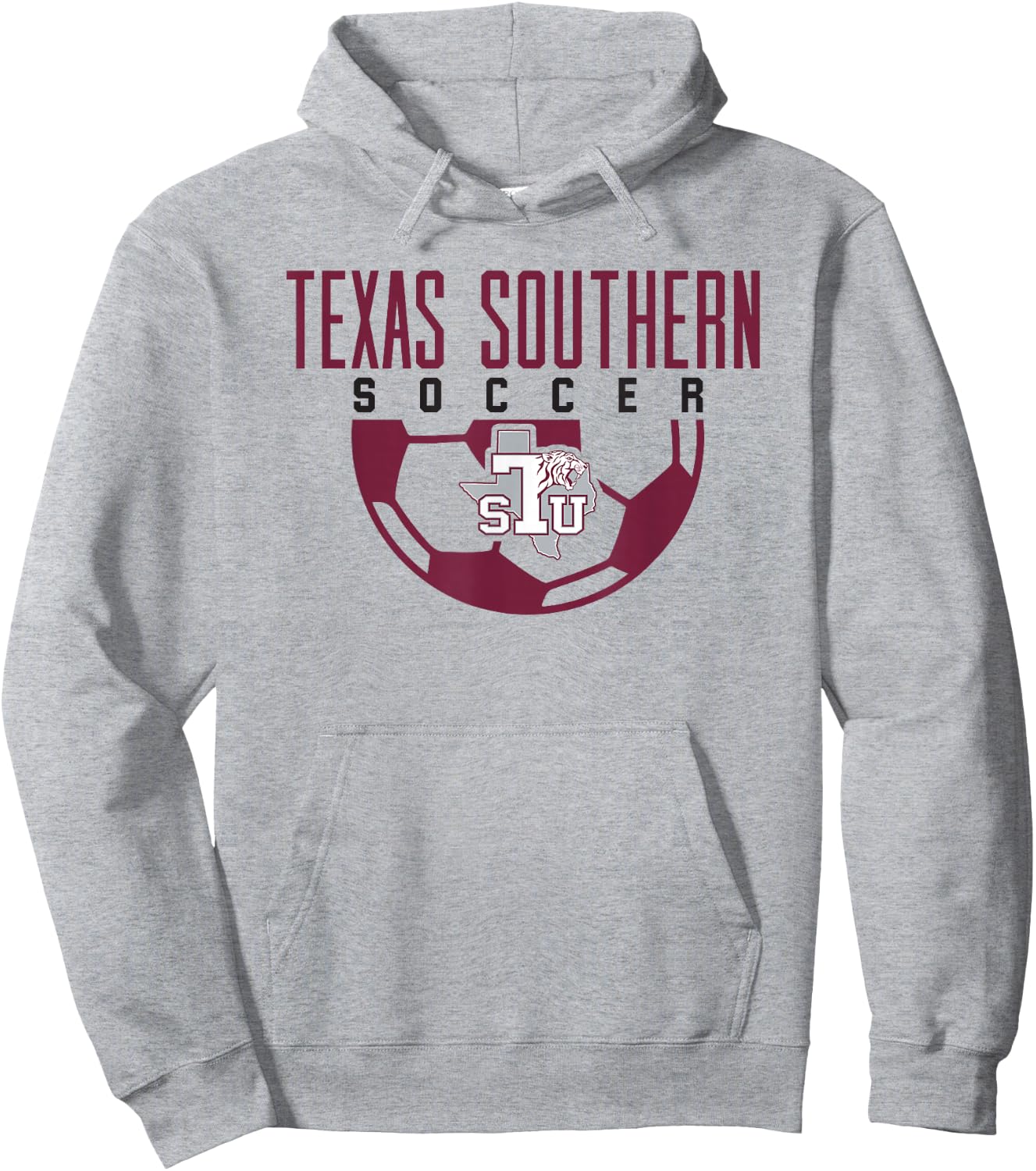 Texas Southern University Tigers Soccer Arch Hoodie - Hoodie | Ash