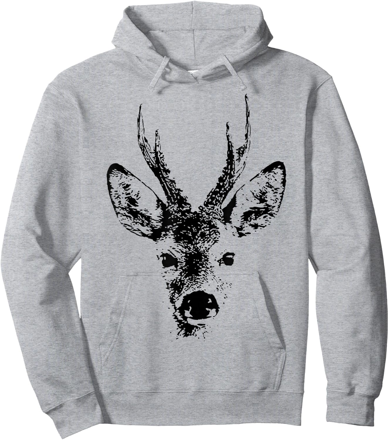 REH Rehbock Jagd Hoodie - Hoodie | Ash