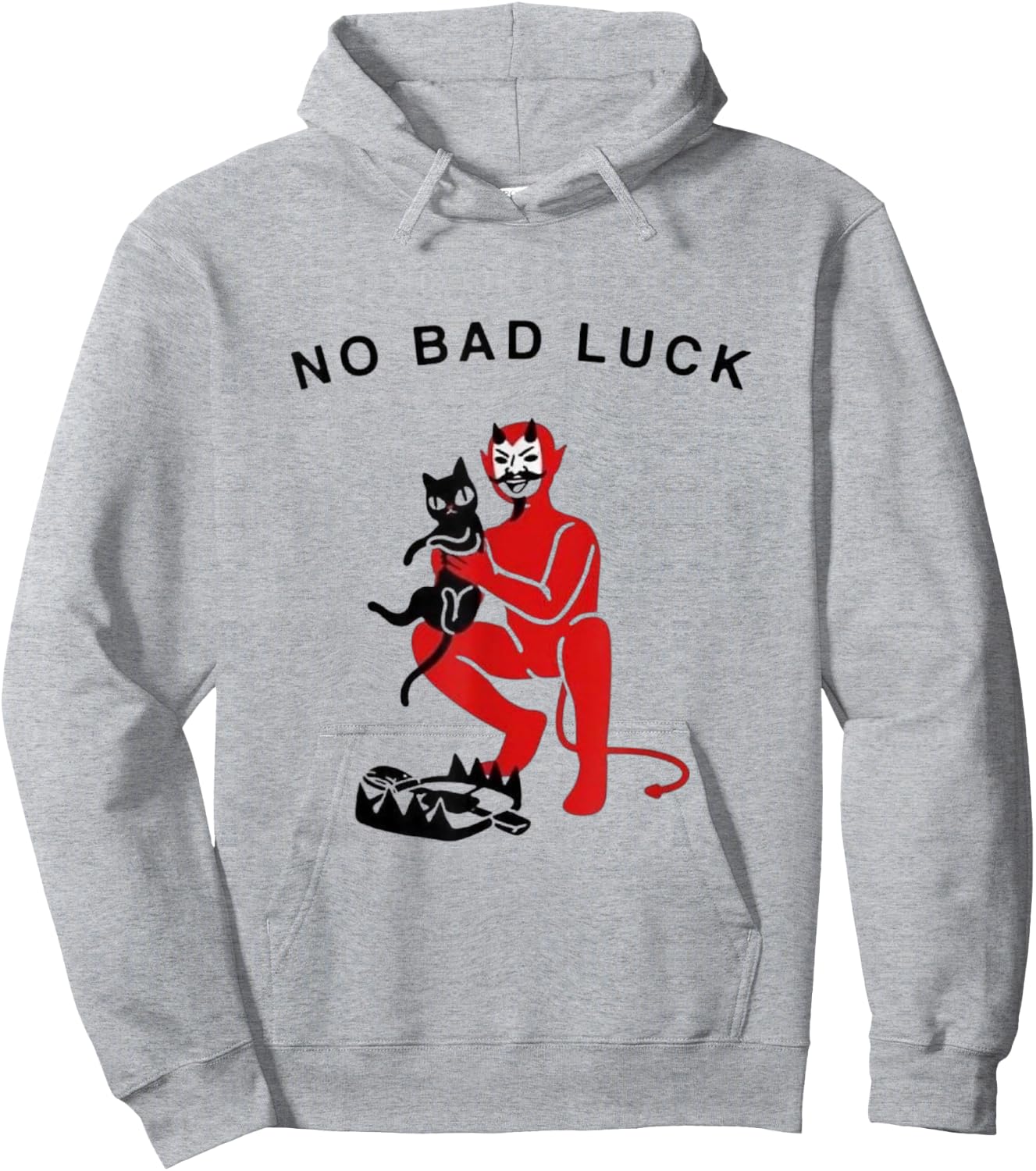 No Bad Luck Hoodie - Hoodie | Ash
