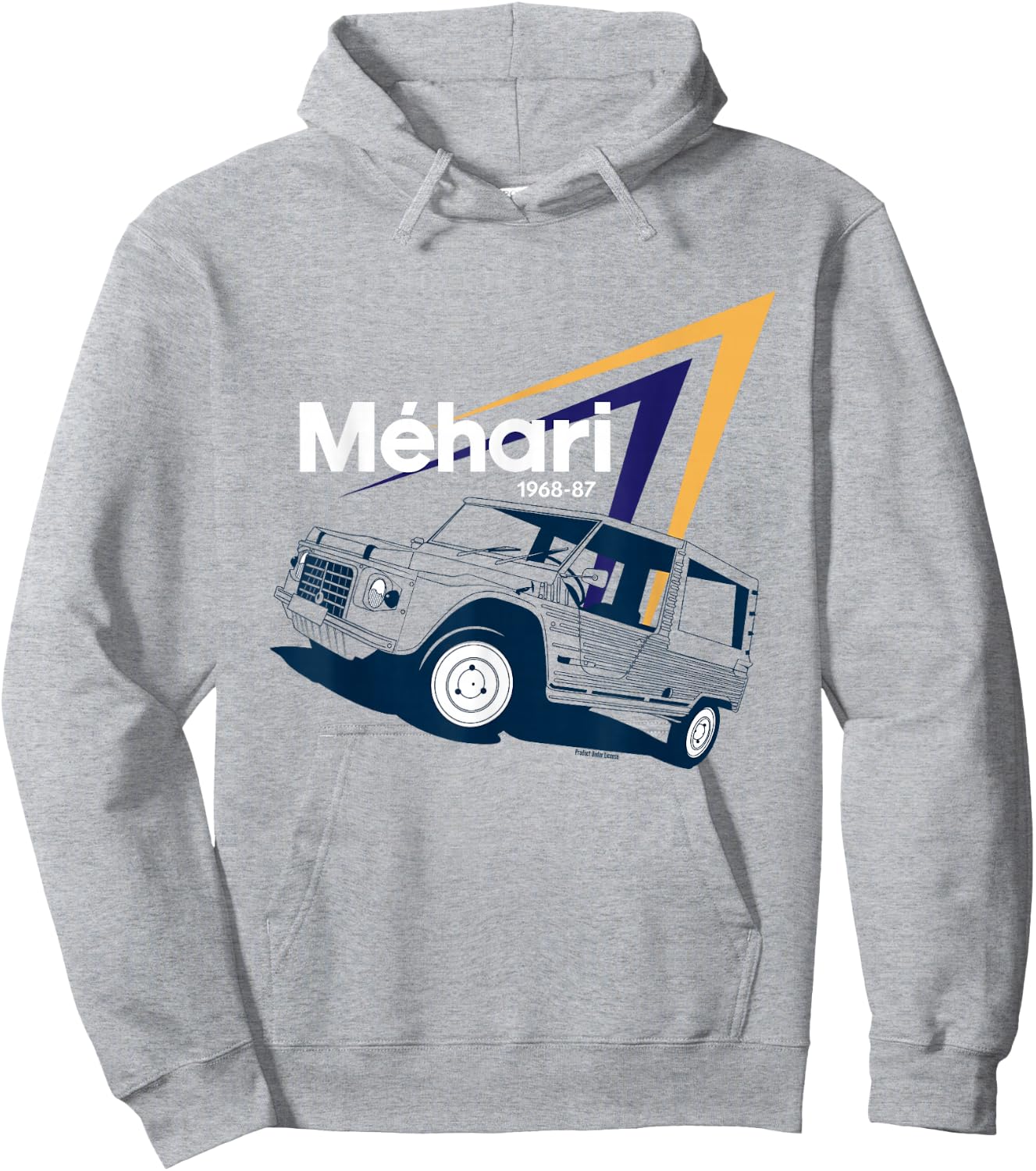 Citroën Méhari Retro Utility Vehicle Iconic Hoodie - Hoodie | Ash