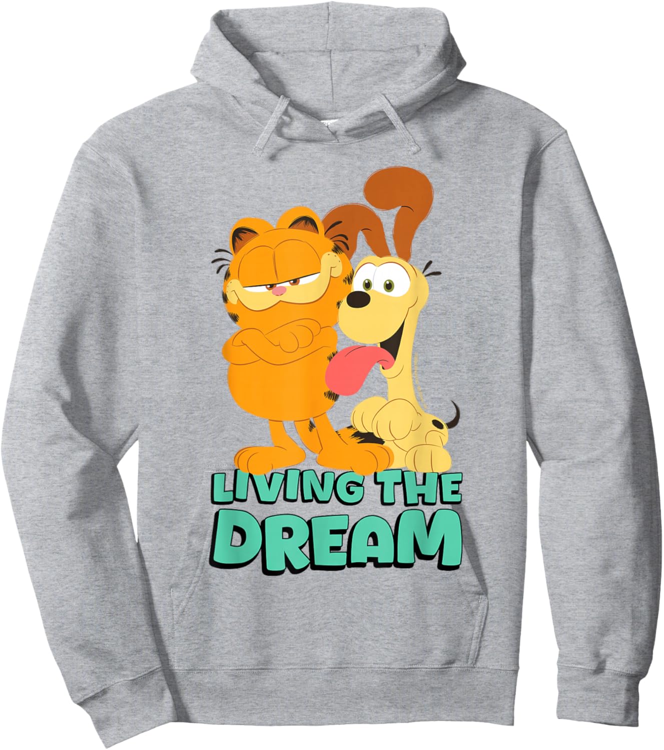 Garfield and Odie , white, S Hoodie - Hoodie | Ash