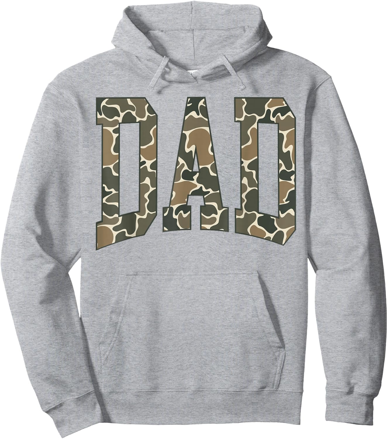 Dad Camo Camouflage Father's Day New Dad Hoodie - Hoodie | Ash