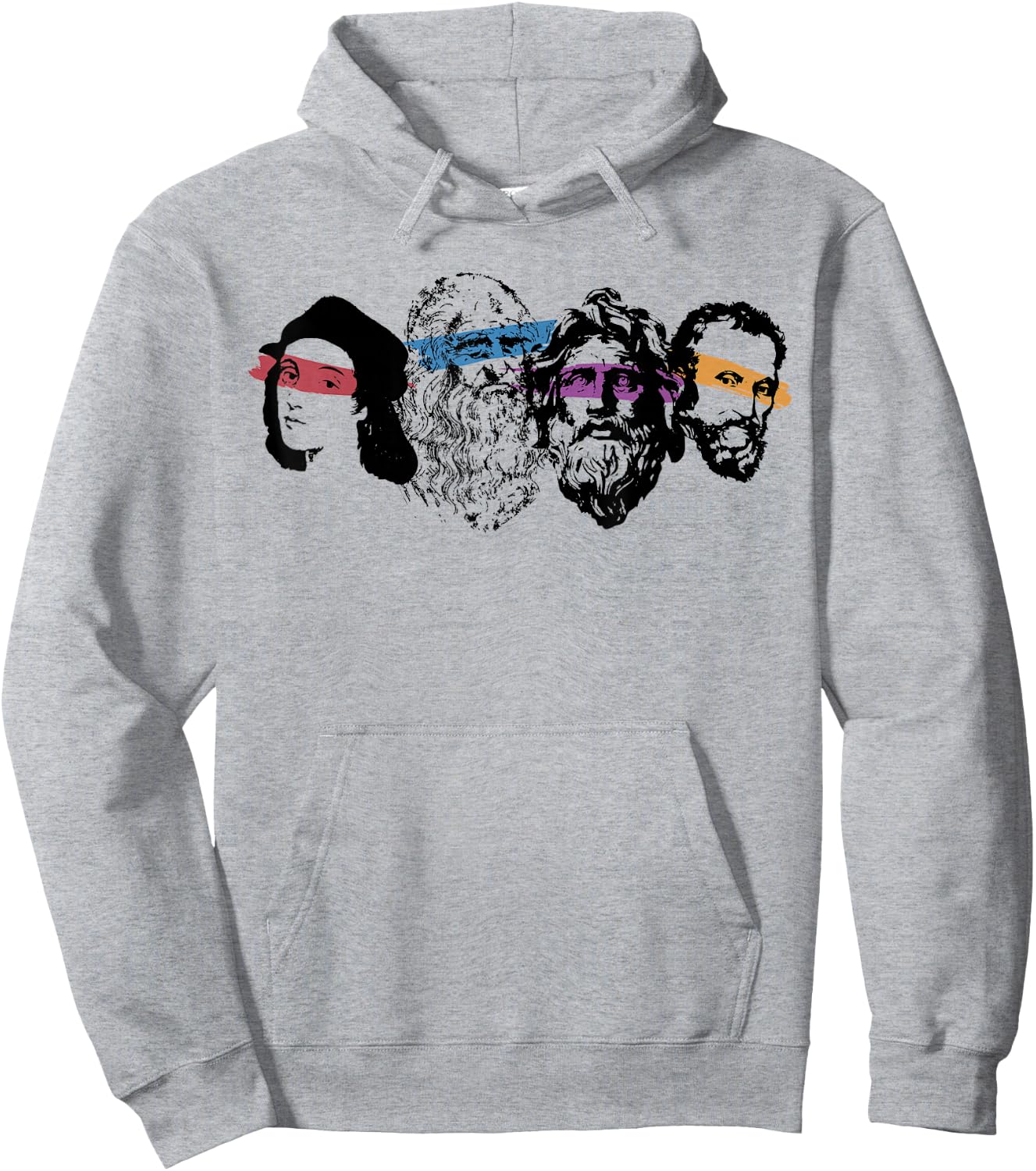 Renaissance-Ninja-Künstler-Shirt zum Zeichnen Hoodie - Hoodie | Ash