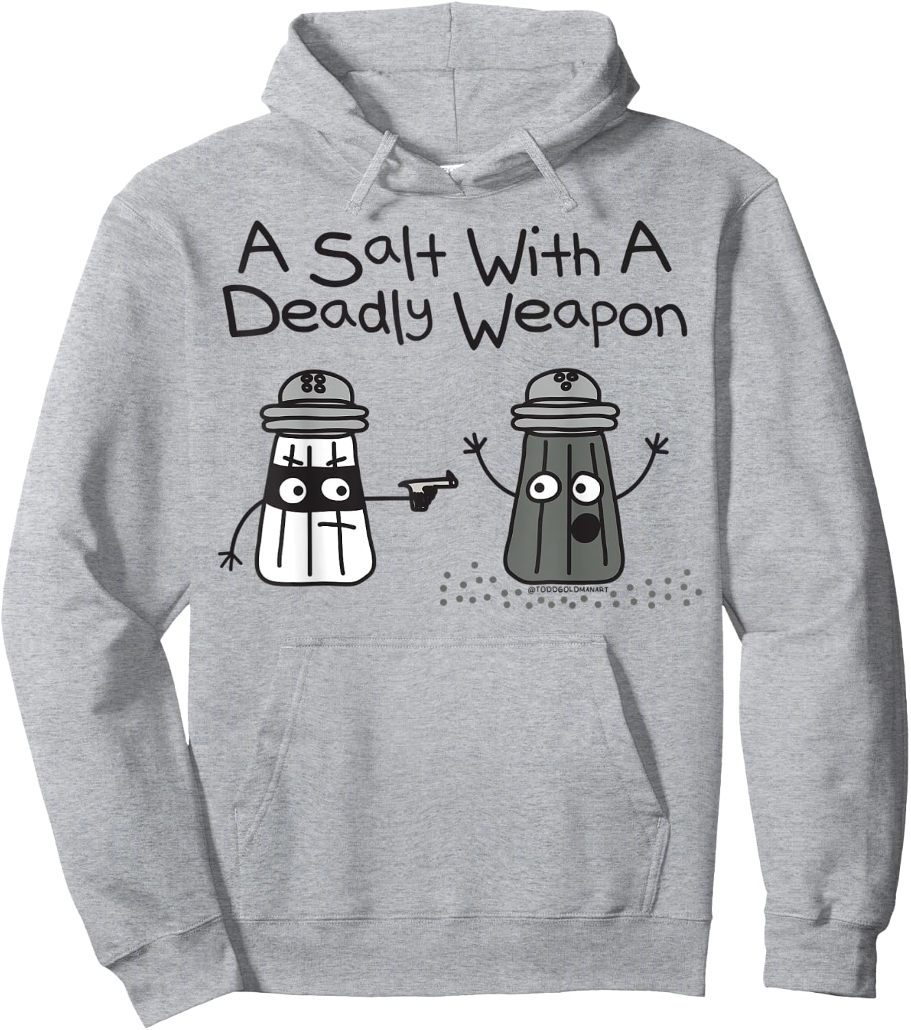 A Salt Deadly Weapon Hoodie - Hoodie | Ash