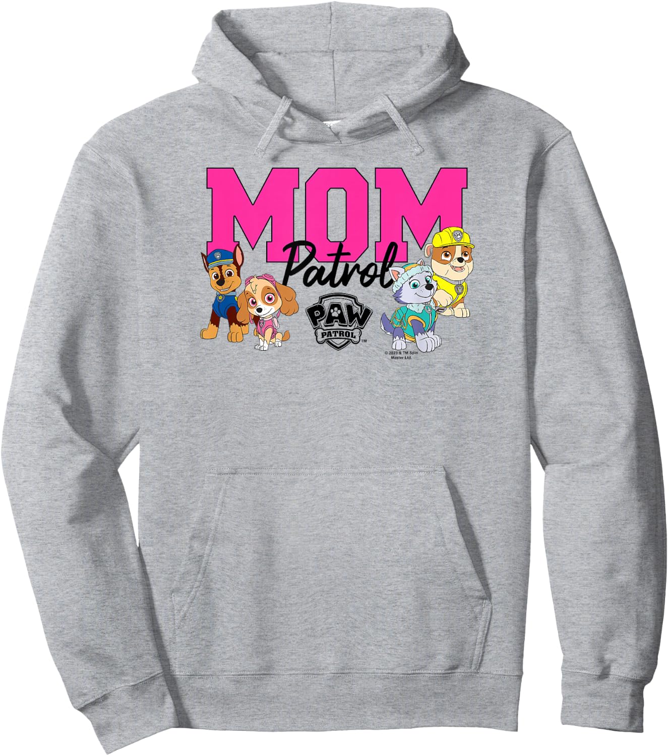 PAW Patrol Mom Patrol , White Hoodie - Hoodie | Ash