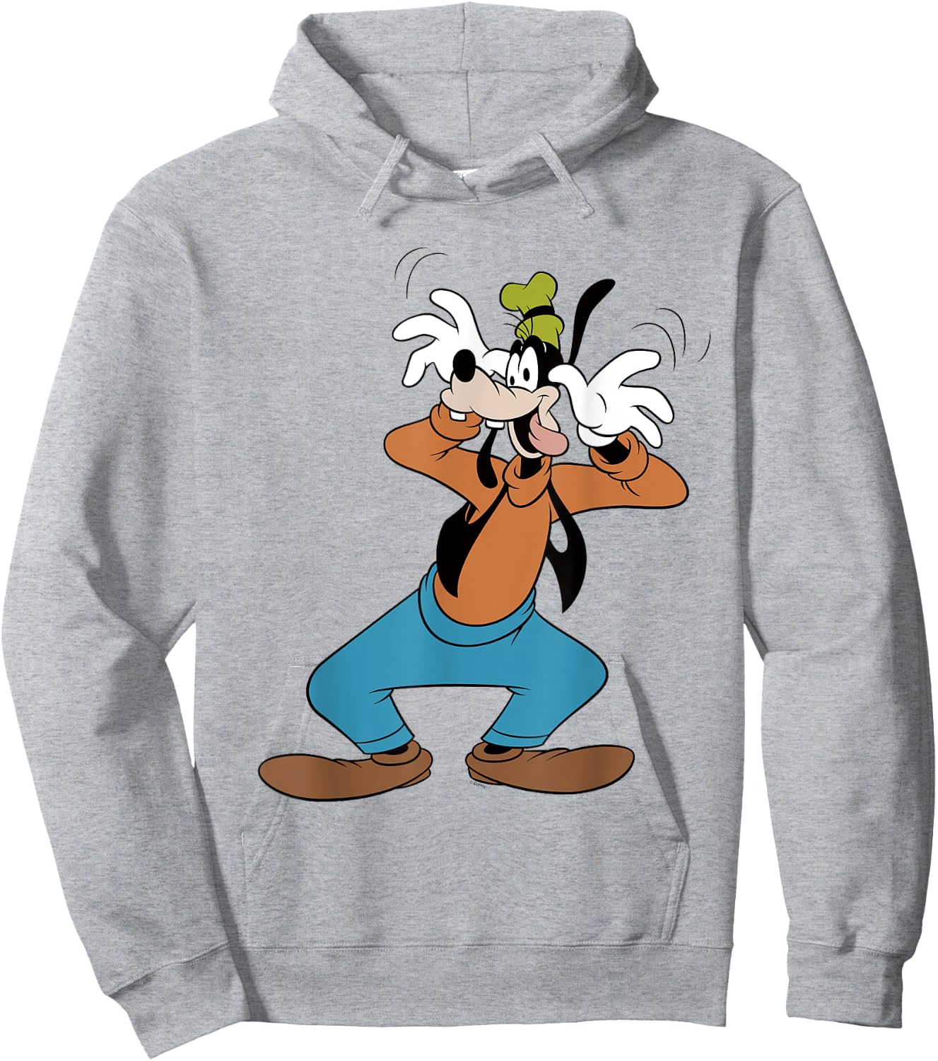 Goofy Crazy , White Hoodie - Hoodie | Ash