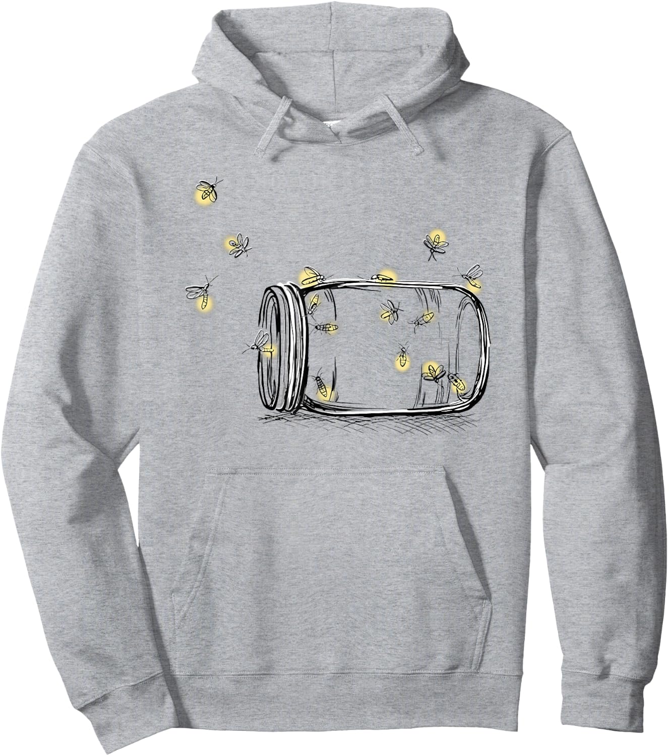 Summer Fireflies Hoodie - Hoodie | Ash