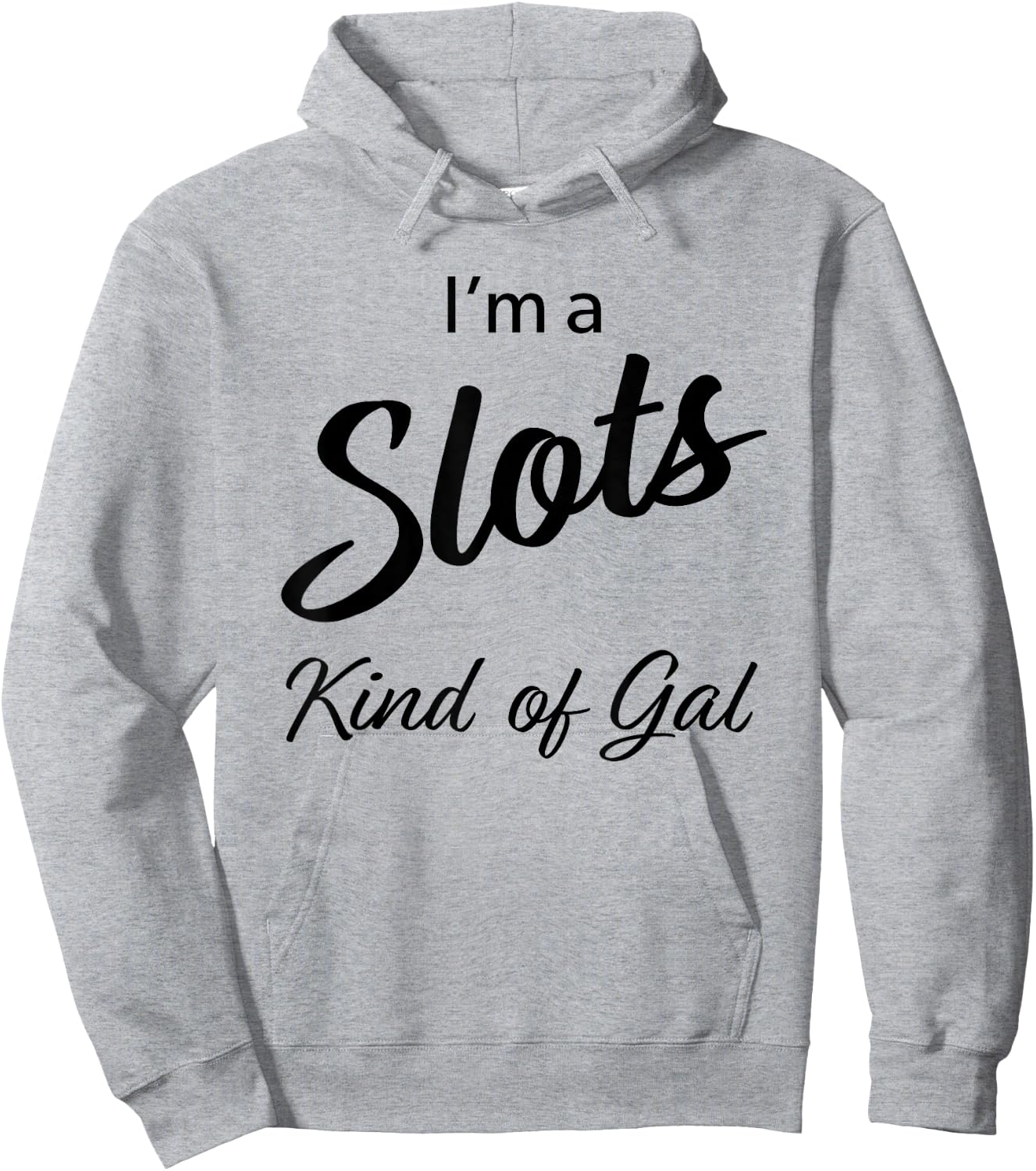 Funny Slots Gal Gambling Cute Casino Women Gift Hoodie - Hoodie | Ash