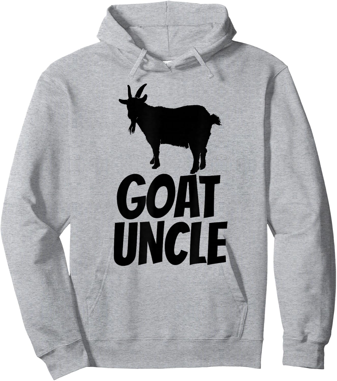 Goat Uncle - Goat Shirt Gift Goat Lovers Hoodie - Hoodie | Ash