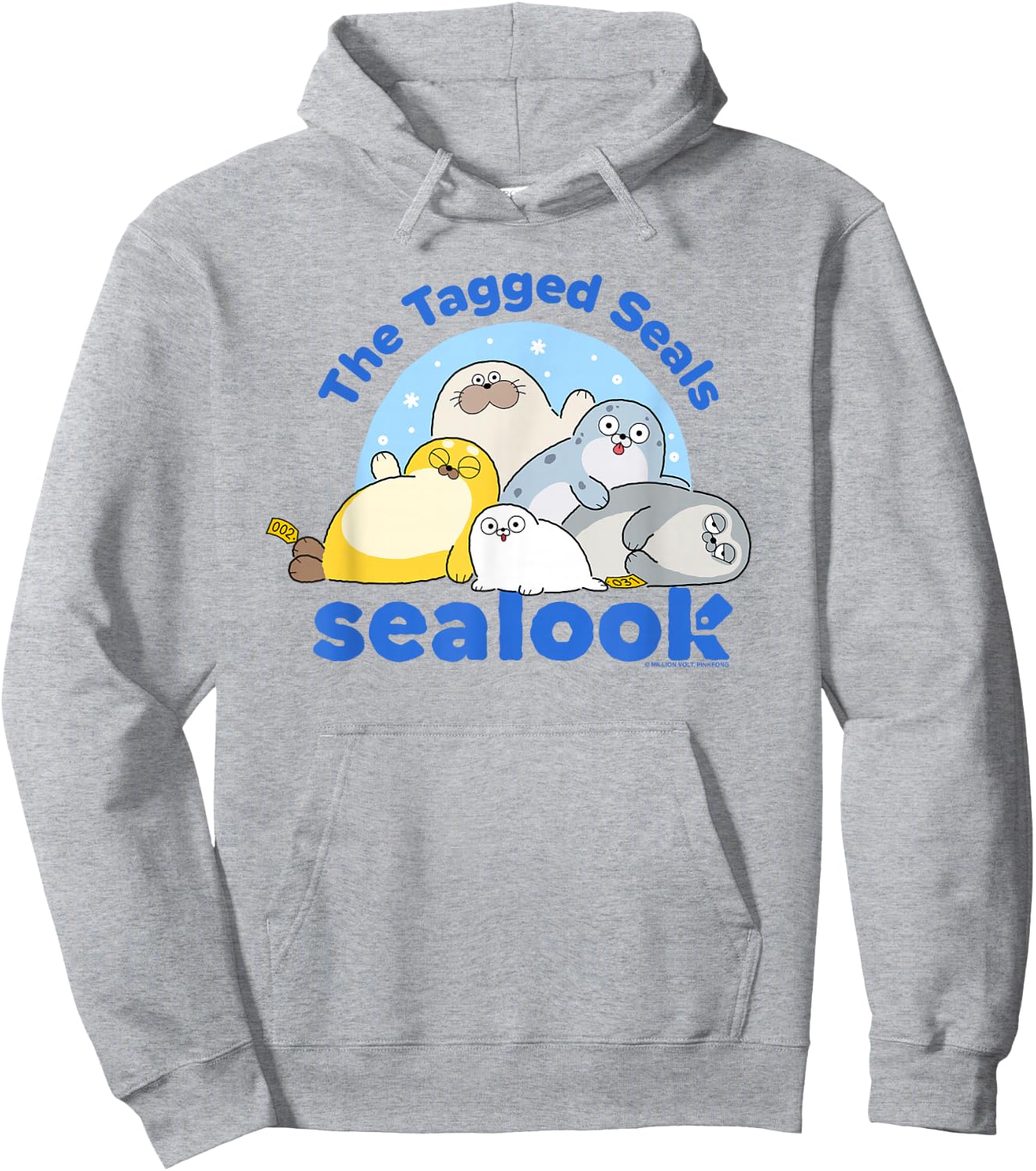 Sealook The Tagged Seals Hoodie - Hoodie | Ash