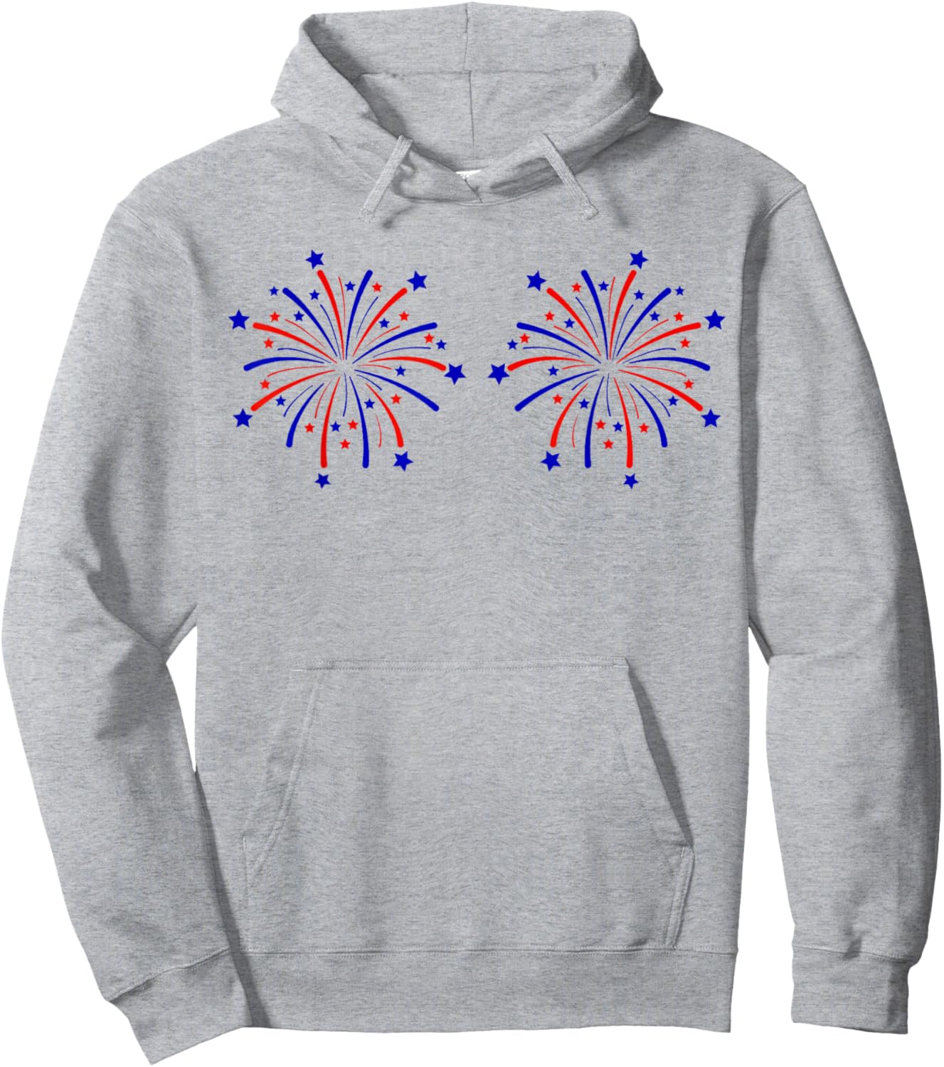 Just Here for The Fireworks Sarcastic Couple Hoodie - Hoodie | Ash