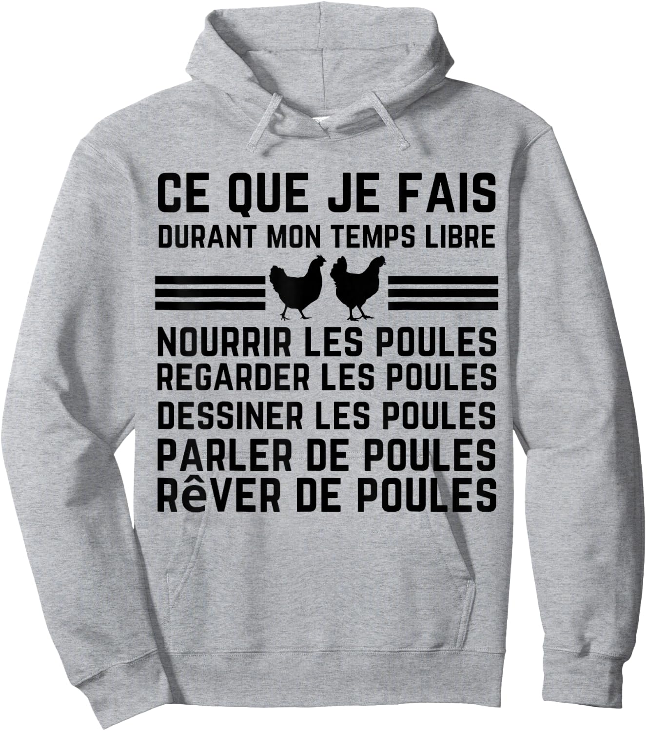 quote hen what i do in my free time , white, S Hoodie - Hoodie | Ash