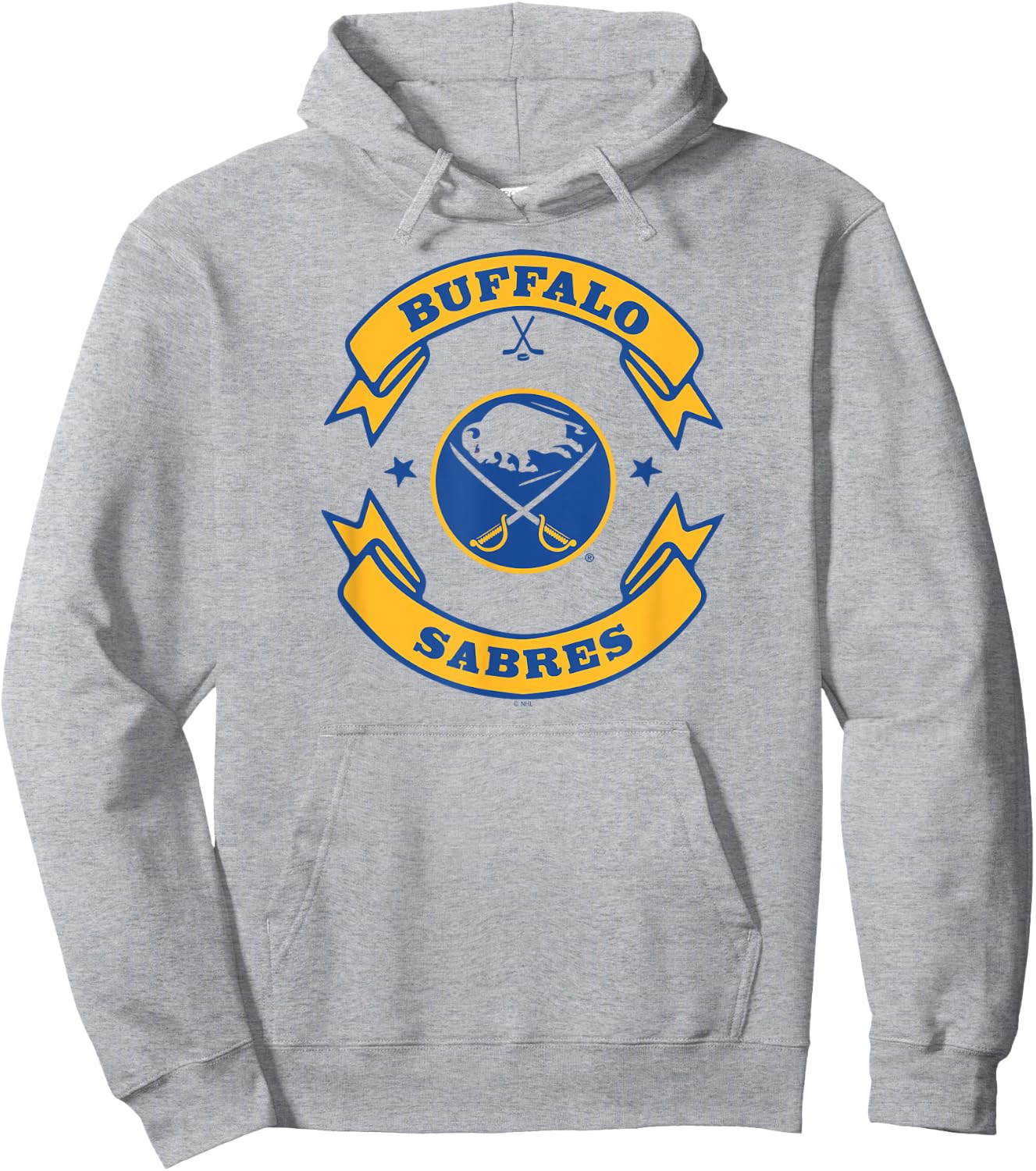 Buffalo Sabres Blaze White Officially Licensed Hoodie - Hoodie | Ash