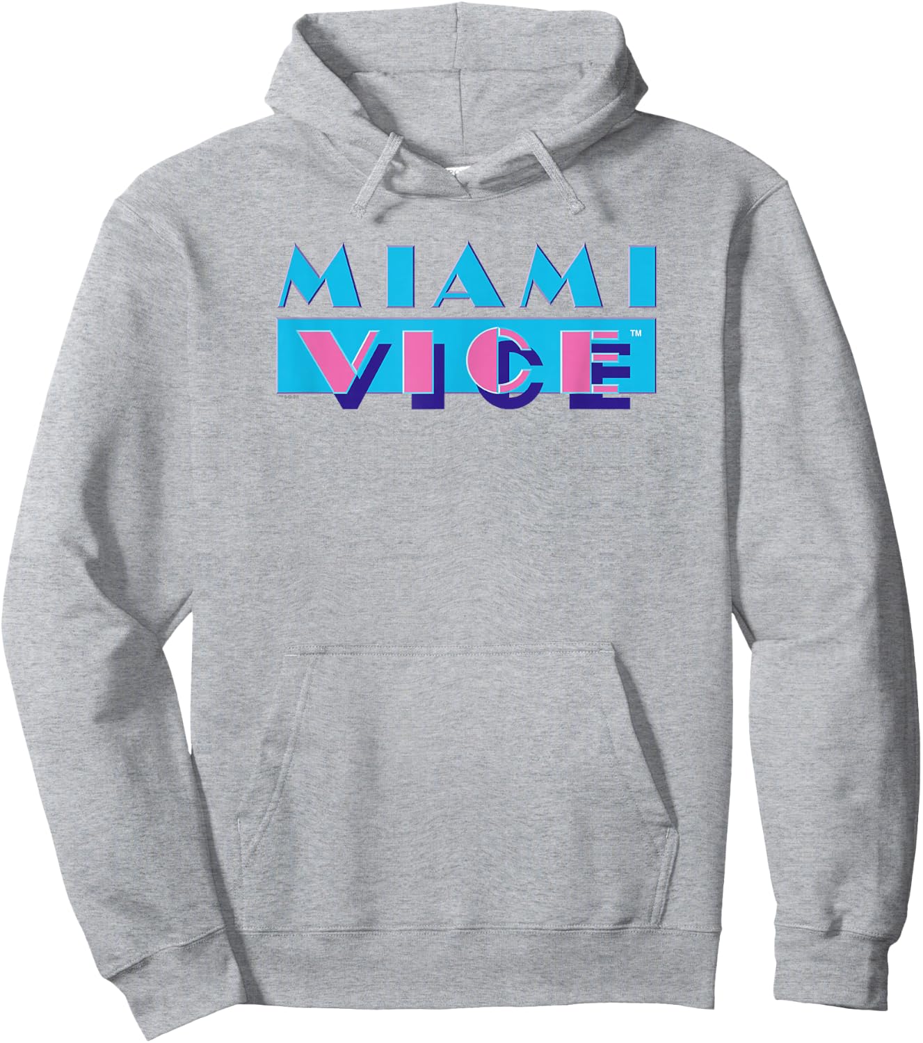 Miami Vice Logo , gray, s Hoodie - Hoodie | Ash
