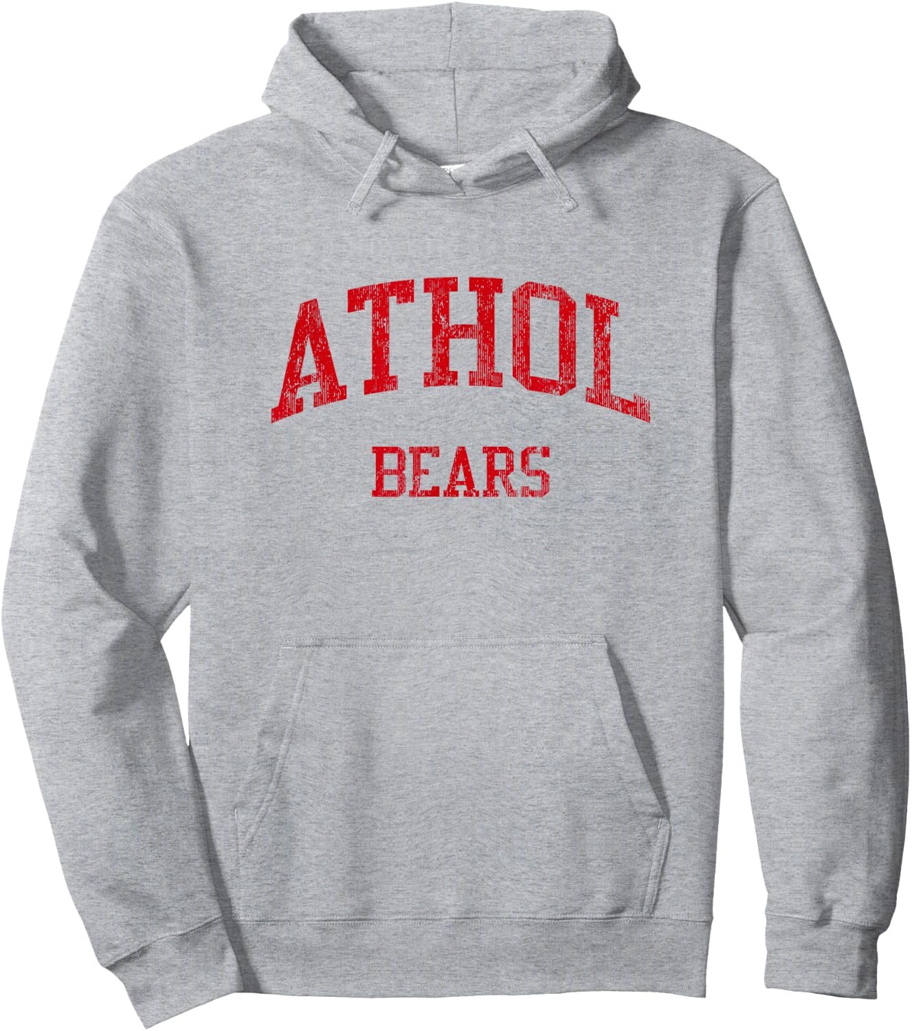 Athol High School HS Athol MA Vintage Sports Hoodie - Hoodie | Ash