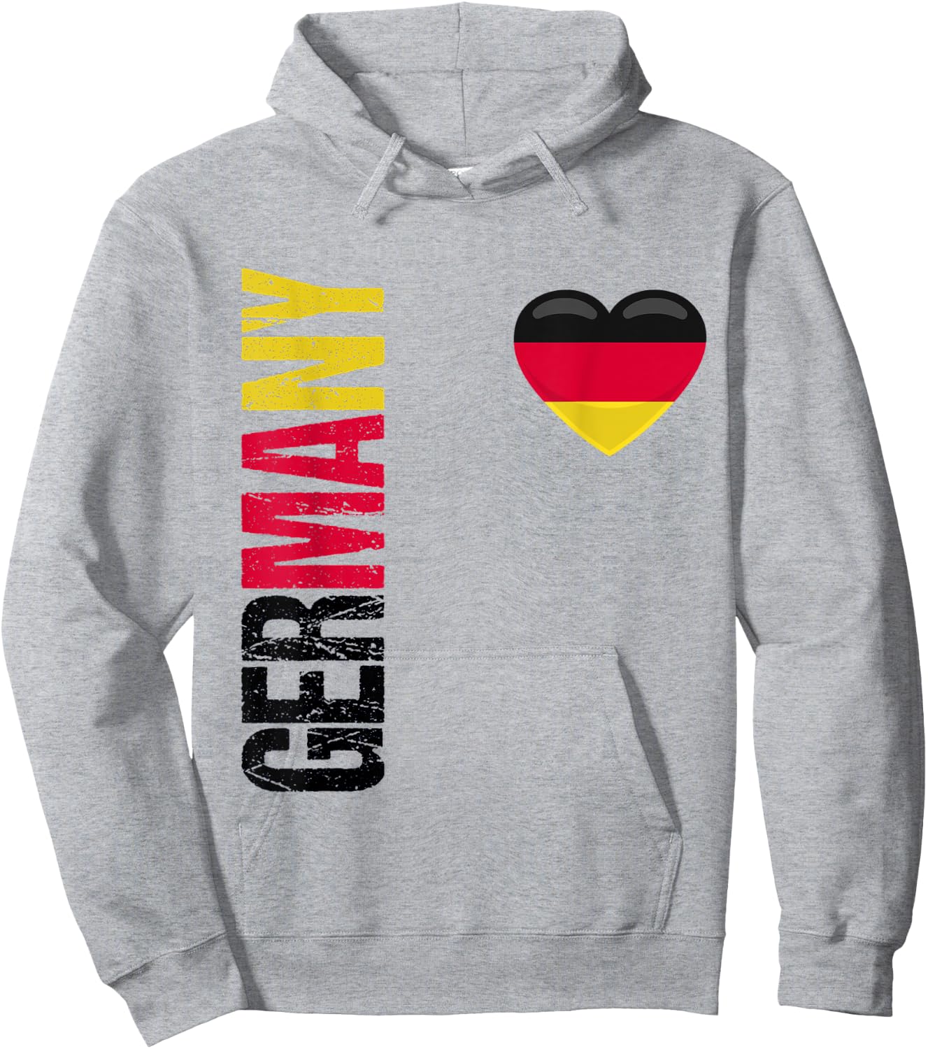 Germany Fußball Deutschland Flagge Trikot Hoodie - Hoodie | Ash