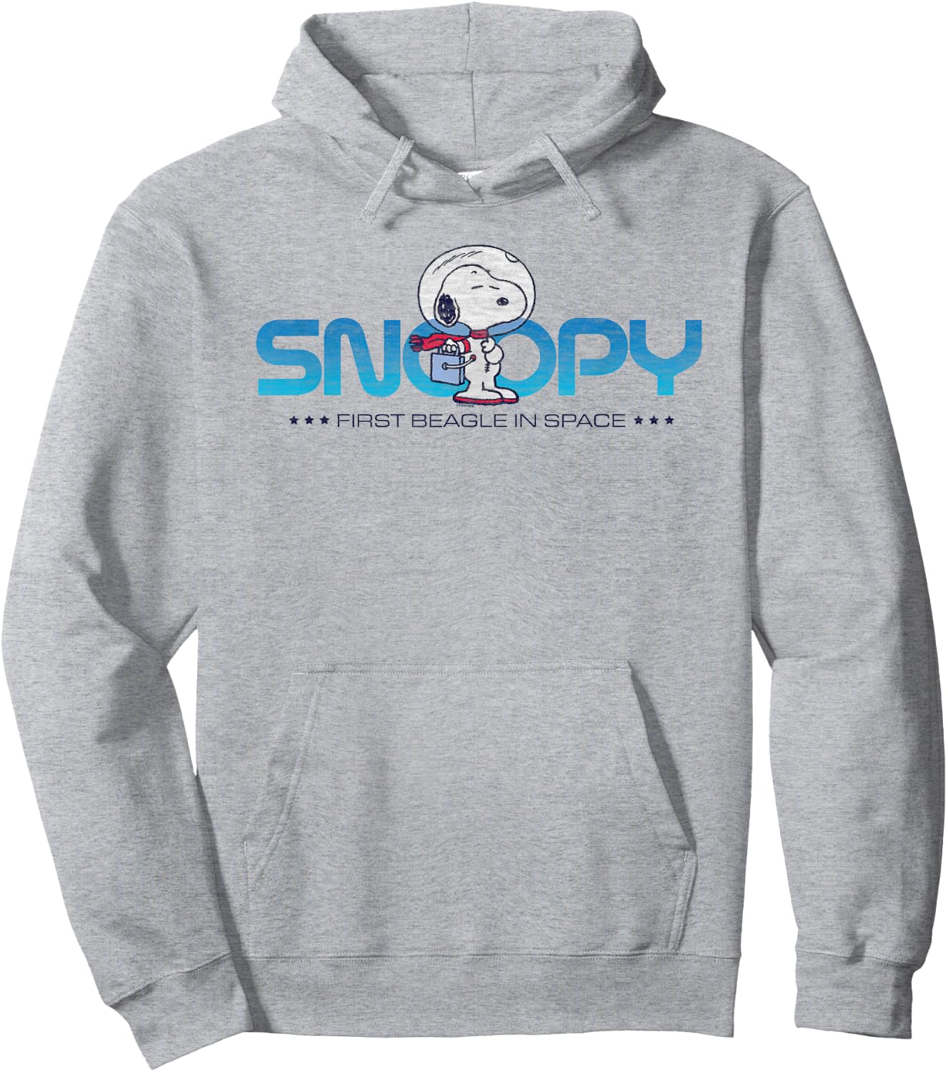 Peanuts Snoopy First Beagle in Space Hoodie - Hoodie | Ash