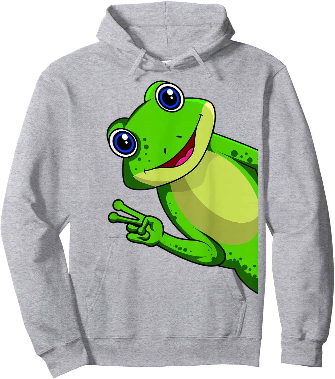 Frog Children's Boys Girls Women's Frog , Green Hoodie - Hoodie | Ash