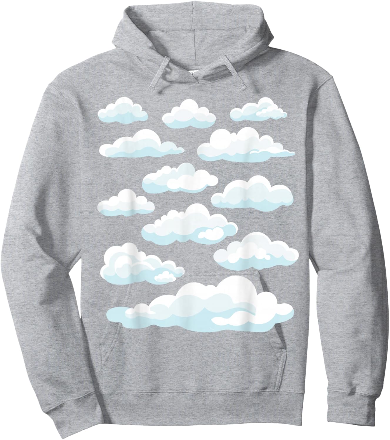 White Clouds Hoodie - Hoodie | Ash