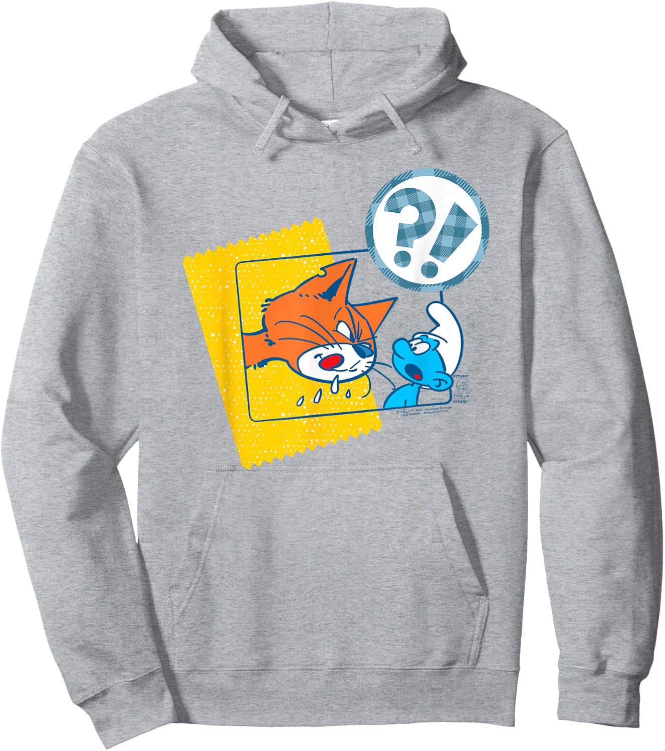 The Smurfs Azrael's Ready for Dinner Hoodie - Hoodie | Ash