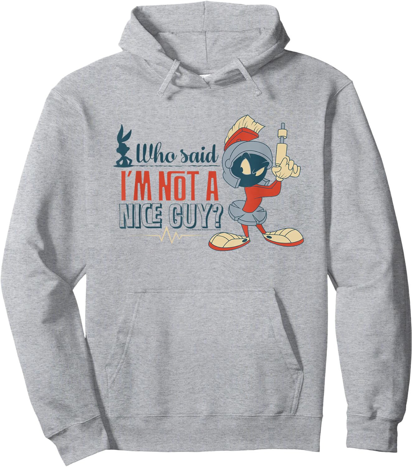 Looney Tunes Marvin the Martian Not a Nice Guy Hoodie - Hoodie | Ash