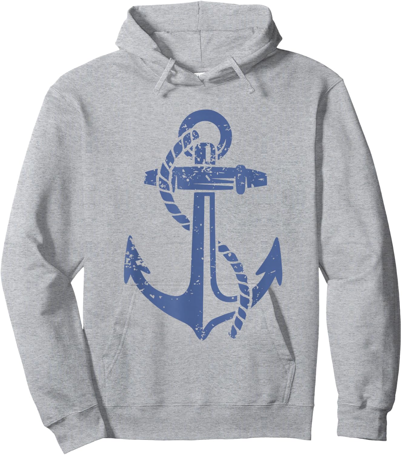 Matelot Anchor , white, S Hoodie - Hoodie | Ash