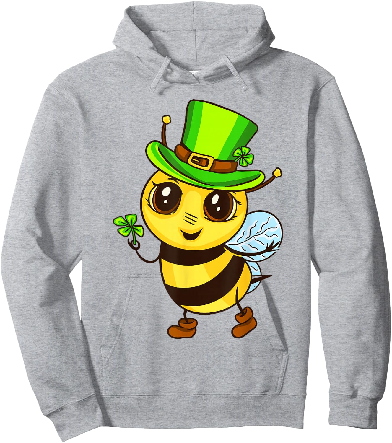 St Patricks Day As Saint Paddy's Bee Hoodie - Hoodie | Ash