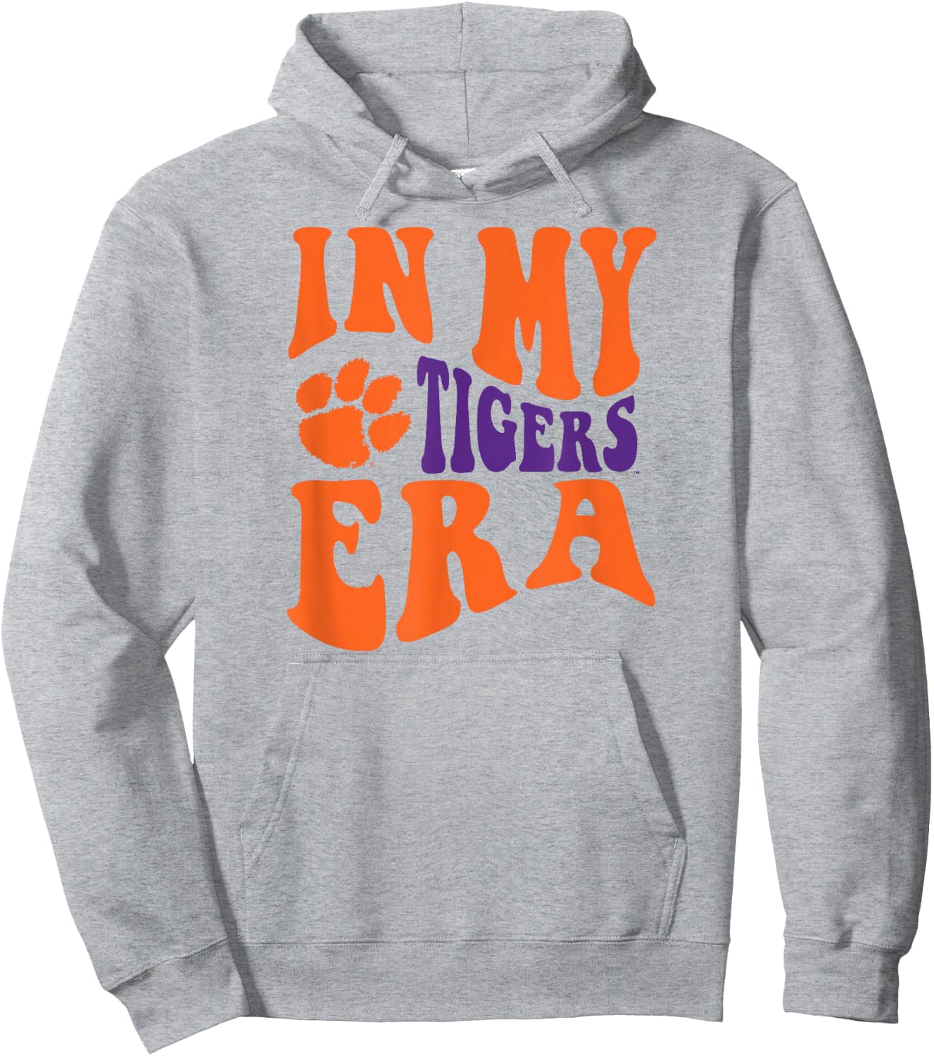 Clemson Tigers Era White Officially Licensed Hoodie - Hoodie | Ash