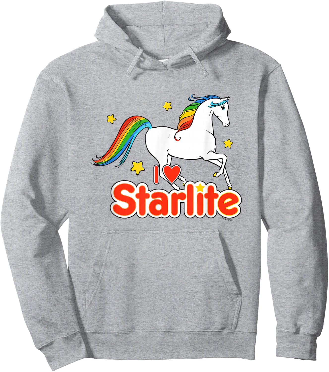 Rainbow Brite I Love Starlite Hoodie - Hoodie | Ash