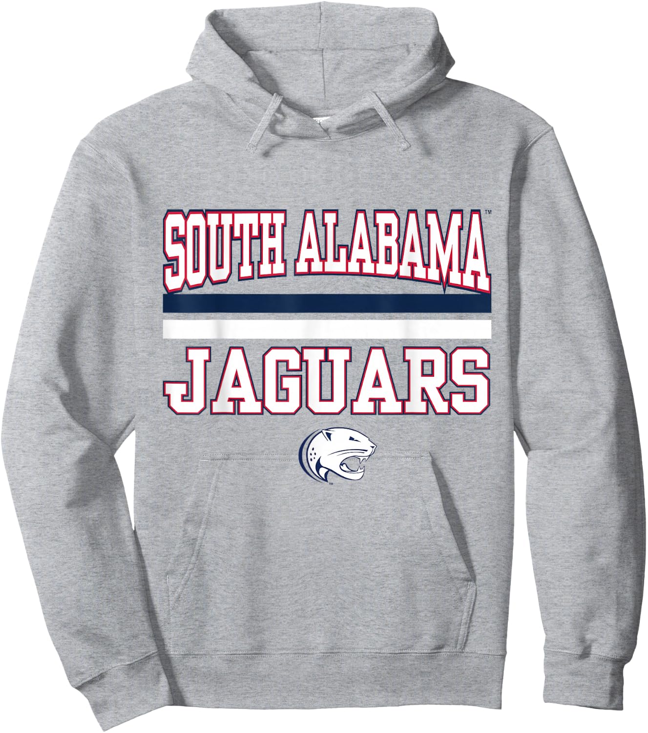 South Alabama Jaguars NCAA | VNPUSTAL301 Hoodie - Hoodie | Ash