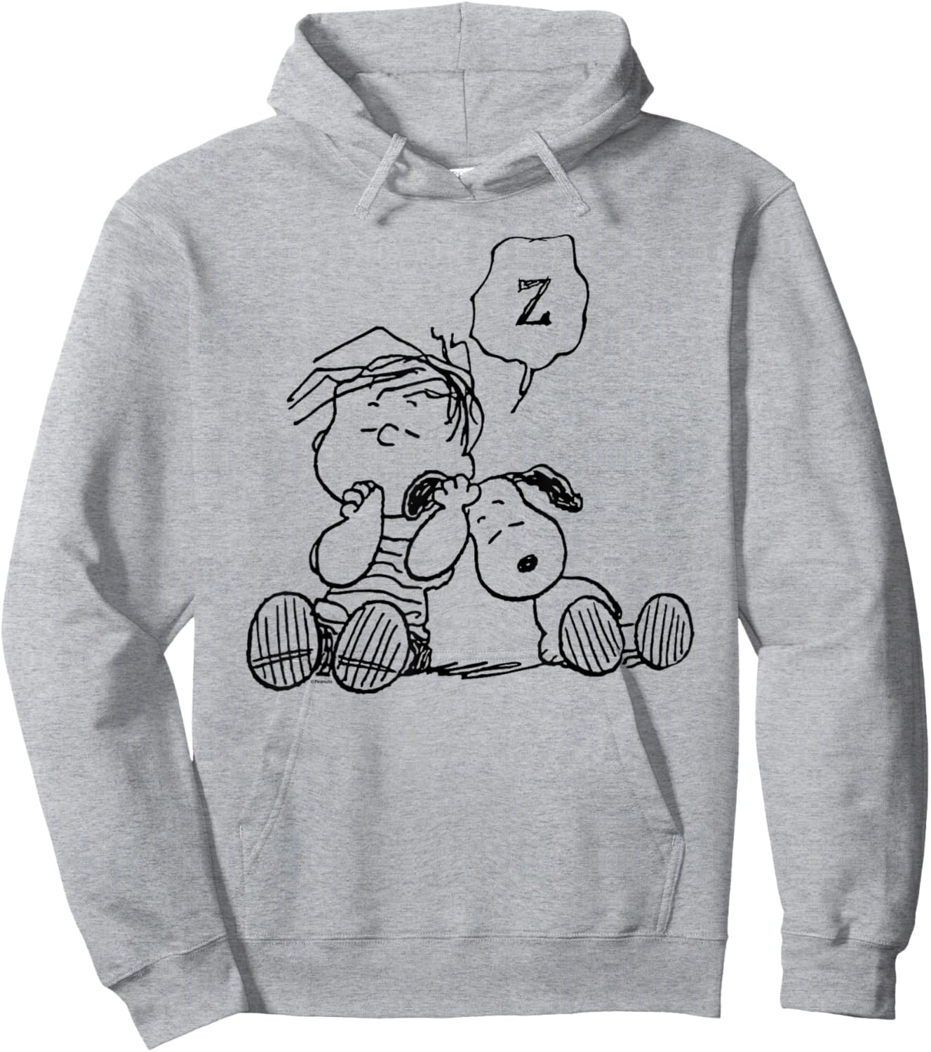 Peanuts - Linus Snoopy Snooze , blue Hoodie - Hoodie | Ash