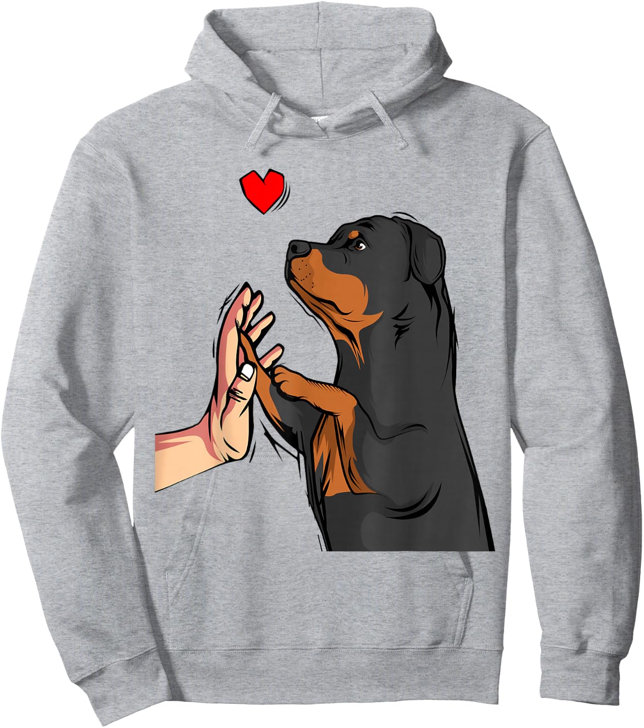 Rottweiler Love Dogs, Ladies, Women Hoodie - Hoodie | Ash
