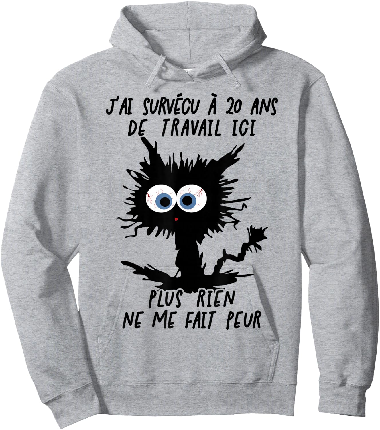 I Survived 20 Years Working Here Hoodie - Hoodie | Ash