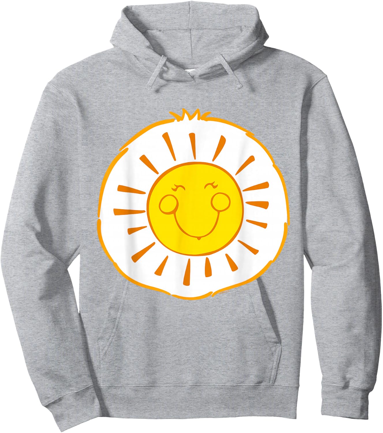 Care Bears Funshine Belly , yellow Hoodie - Hoodie | Ash