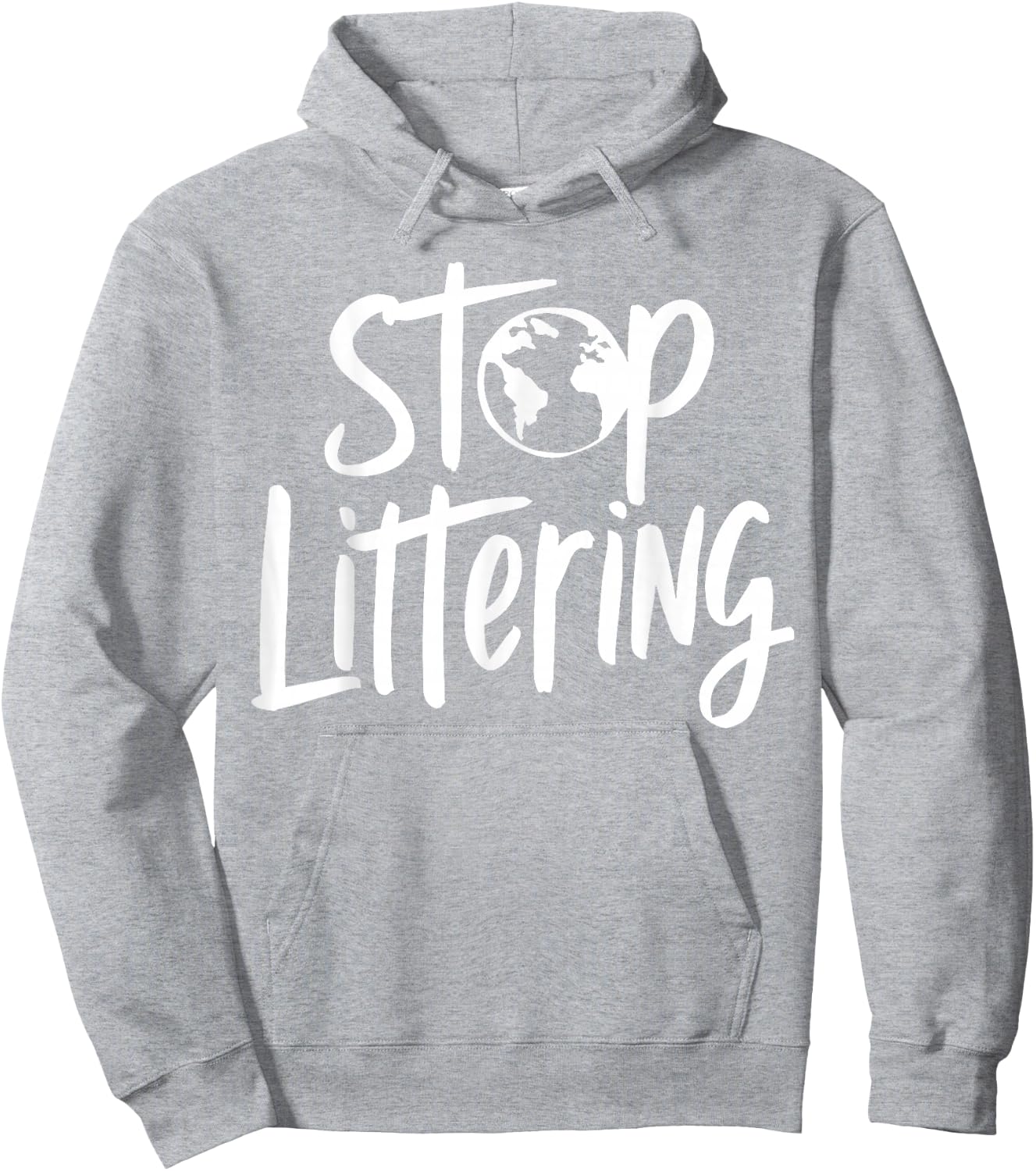 Stop Littering Hoodie - Hoodie | Ash