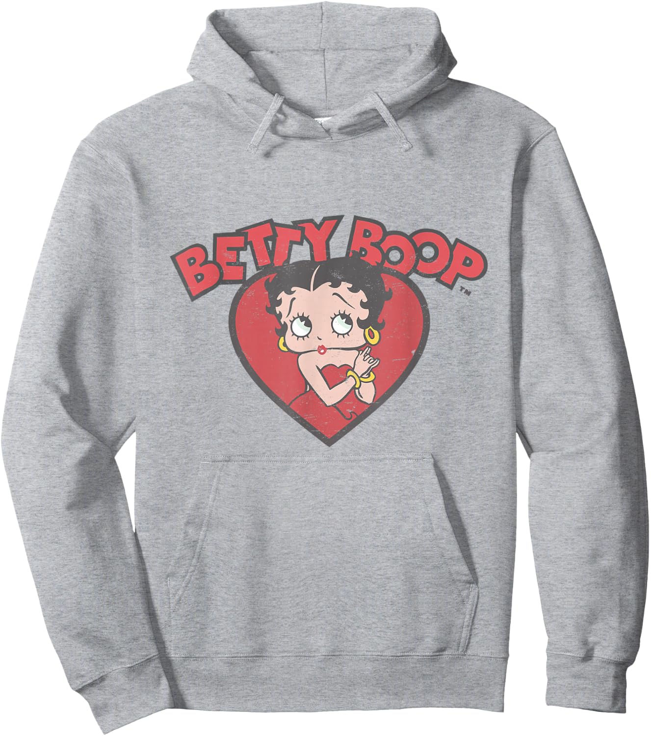 Betty Boop Love rotes Kleid Hoodie - Hoodie | Ash