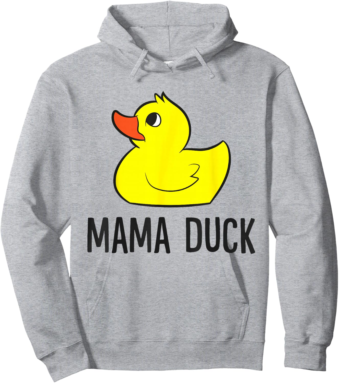 Rubber Duck Mom Funny Mama Duck Hoodie - Hoodie | Ash
