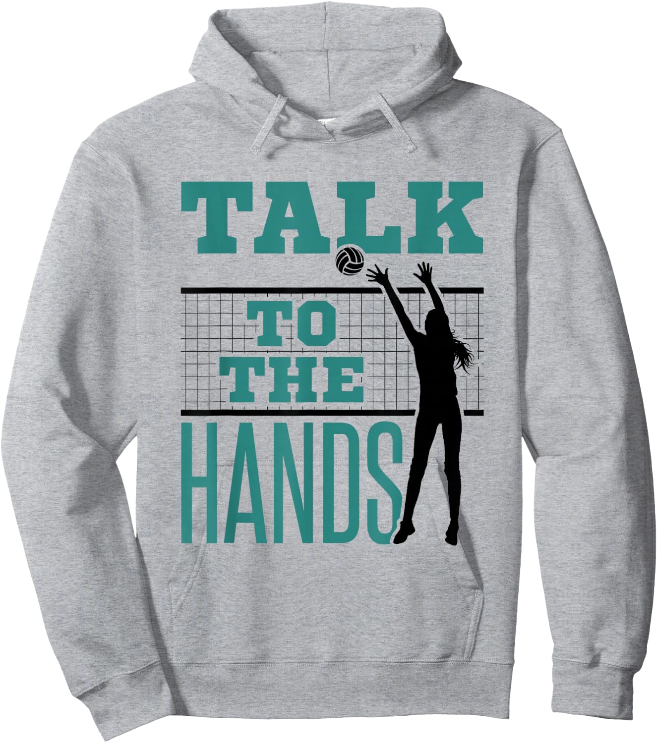 Funny Volleyball Middle Blocker Hoodie - Hoodie | Ash