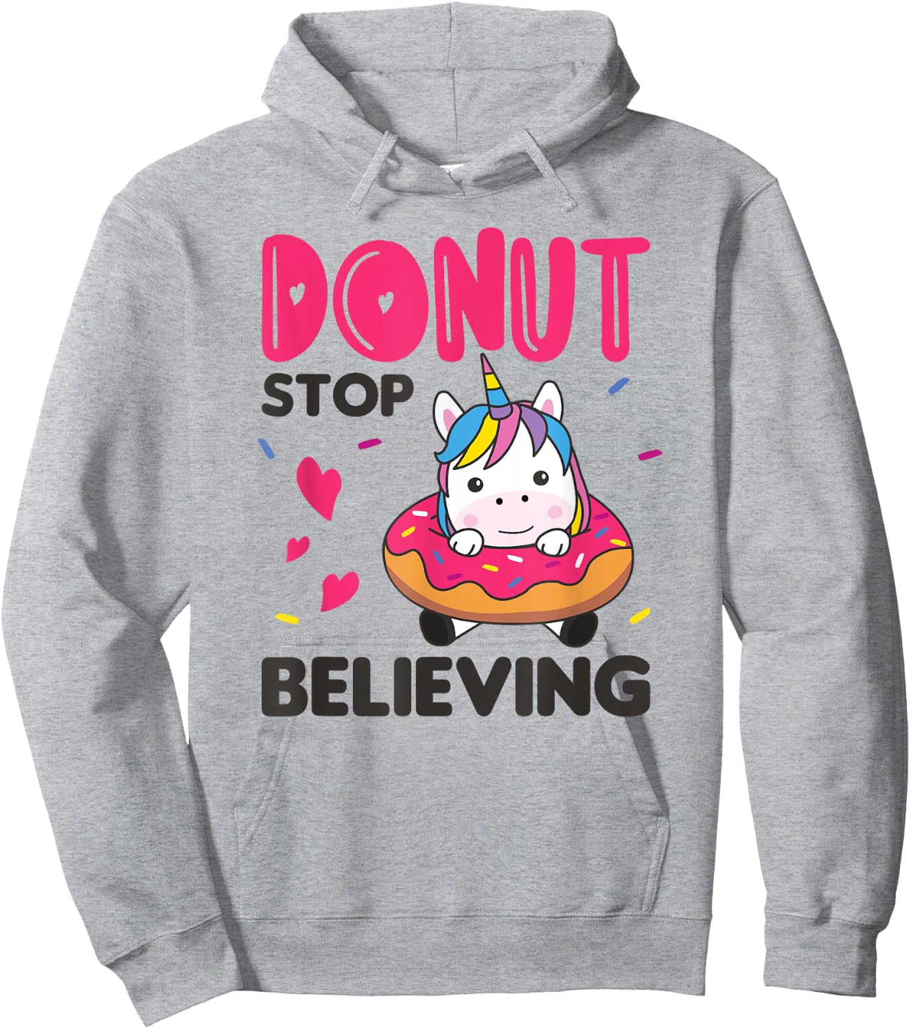 Donut Unicorn Pun Unicorns Donuts Hoodie - Hoodie | Ash