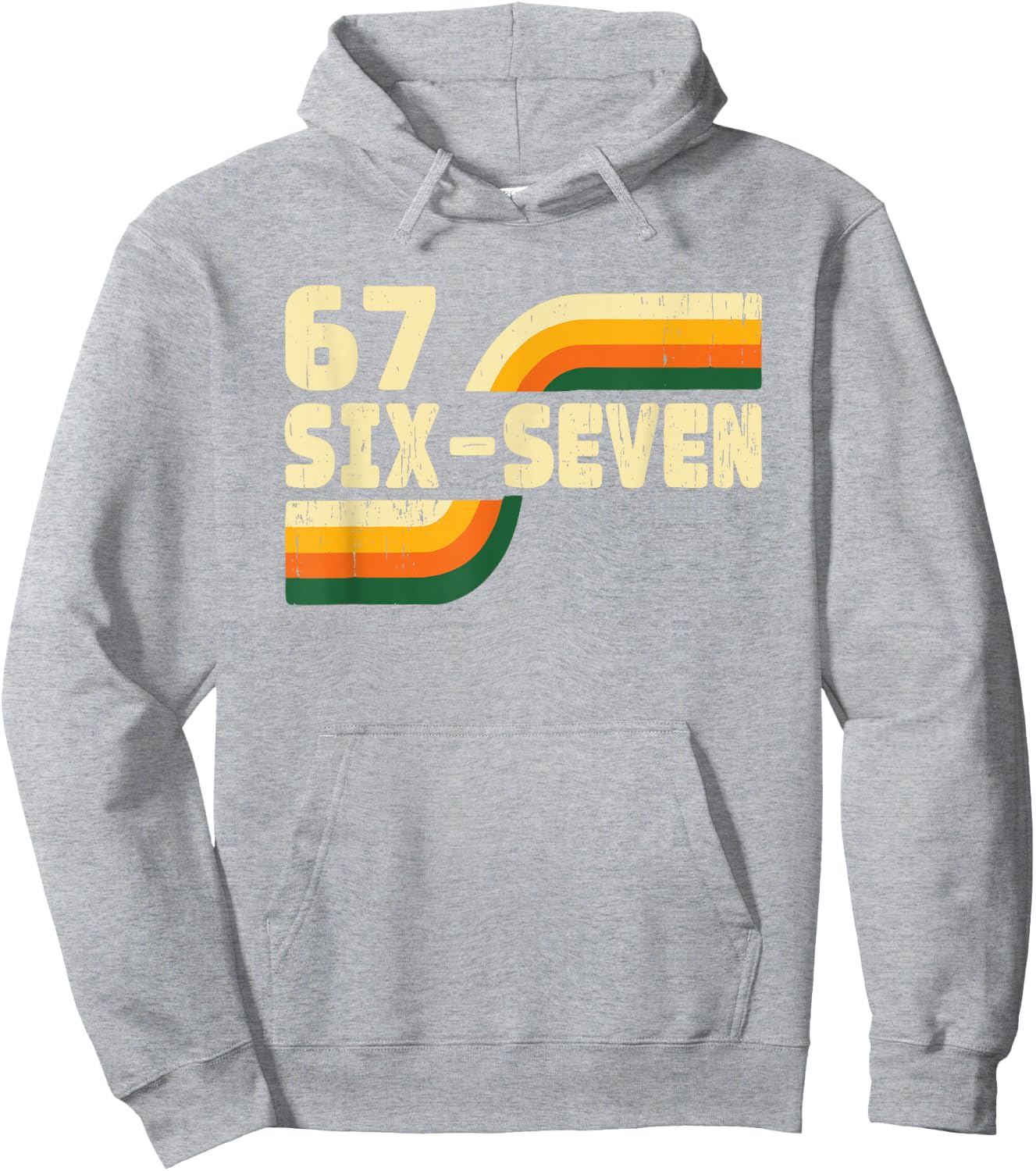 67 Meme Women and Kids Six Seven Birthday Gift Hoodie - Hoodie | Ash