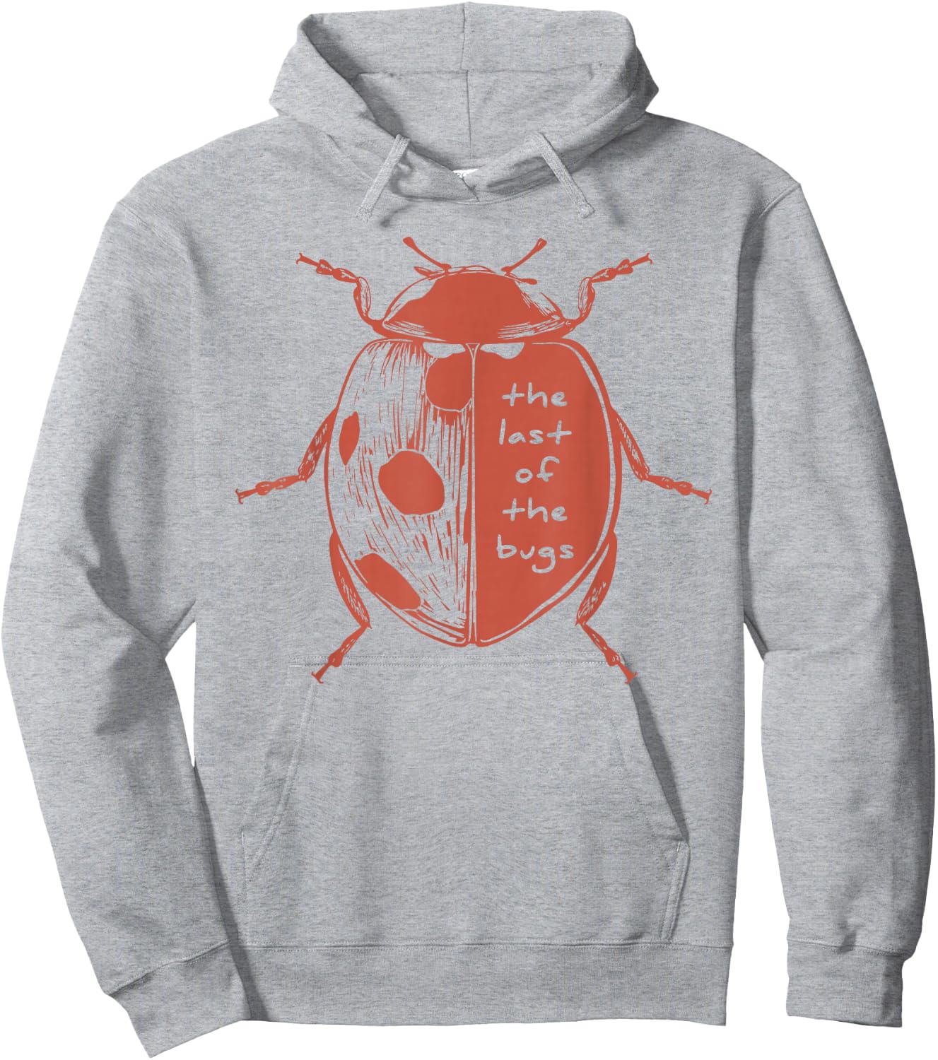 The Last of The Bugs Cute Nature Graphic Hoodie - Hoodie | Ash